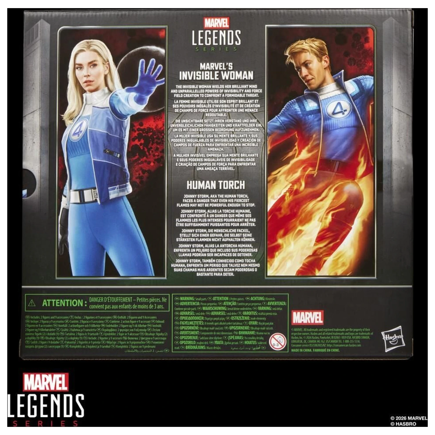 Marvel Legends Series Avengers Doomsday Invisible Woman & Human Torch pakiranje od 2 figure 15cm fotografija proizvoda