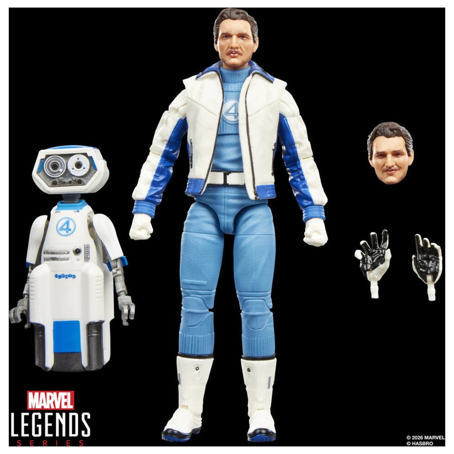 Marvel Legends Series Avengers Doomsday Mister Fantastic i Marvels H.E.R.B.I.E. figure 15 cm fotografija proizvoda