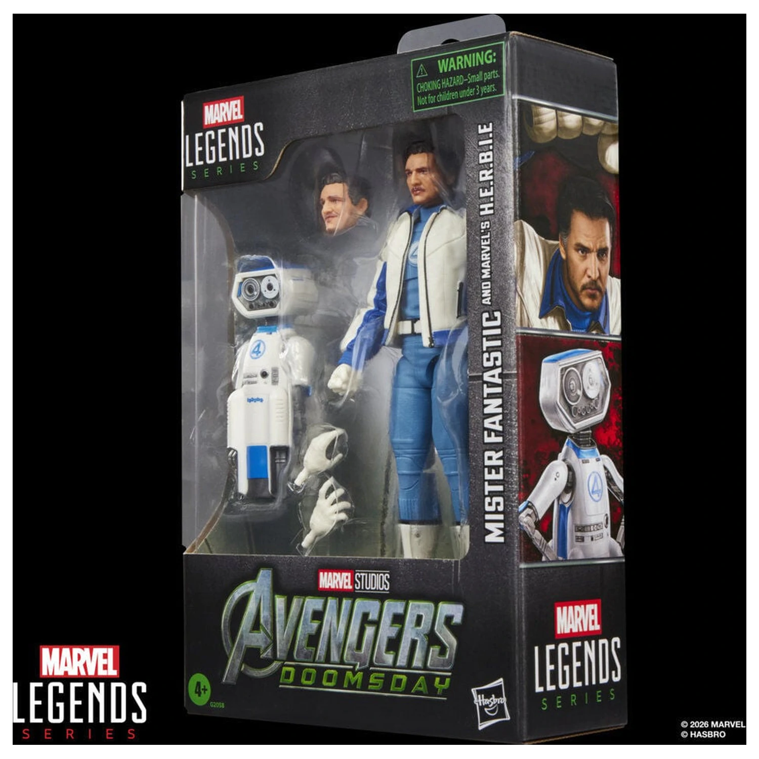 Marvel Legends Series Avengers Doomsday Mister Fantastic i Marvels H.E.R.B.I.E. figure 15 cm fotografija proizvoda
