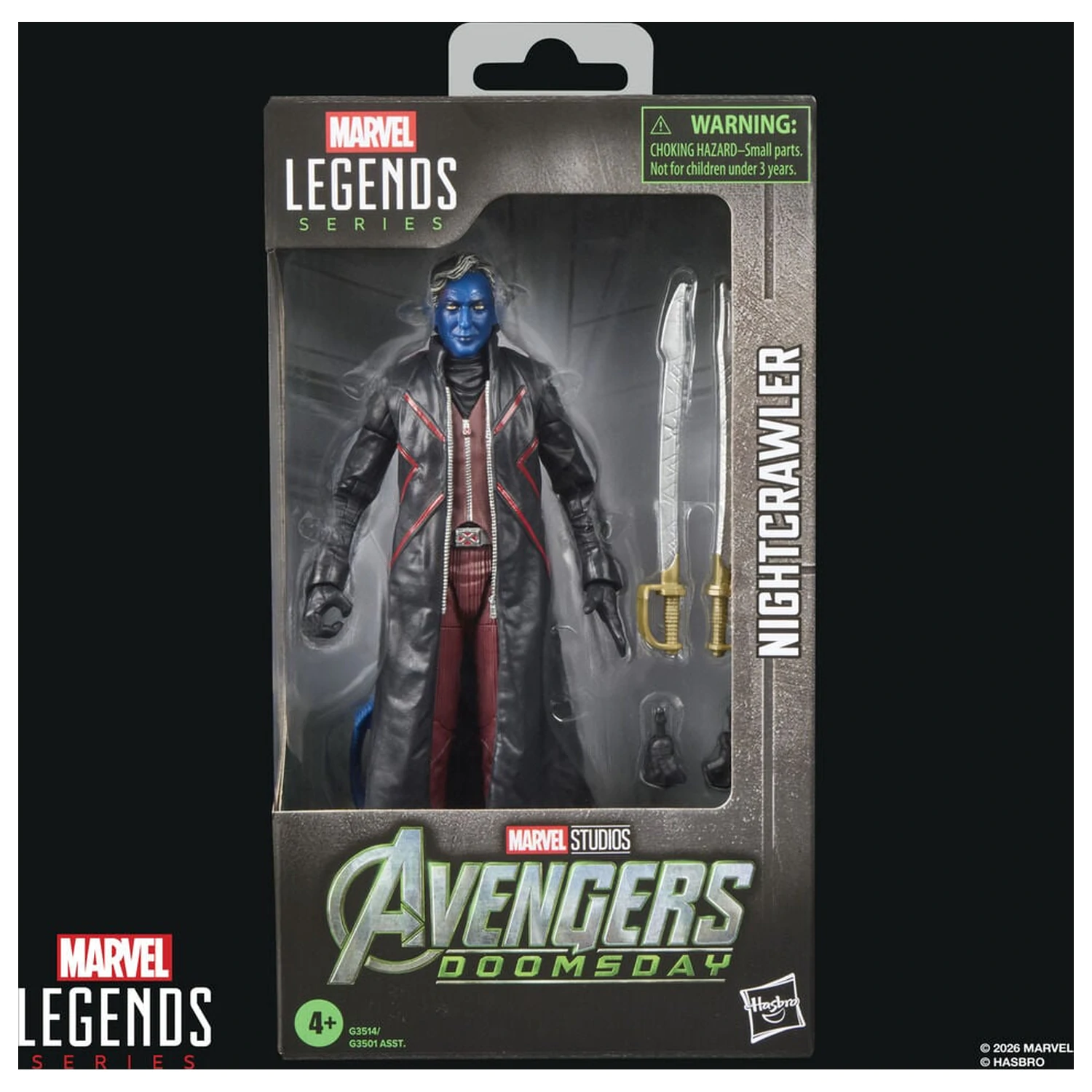 Marvel Legends Series Avengers Doomsday Nightcrawler figura 15 cm fotografija proizvoda