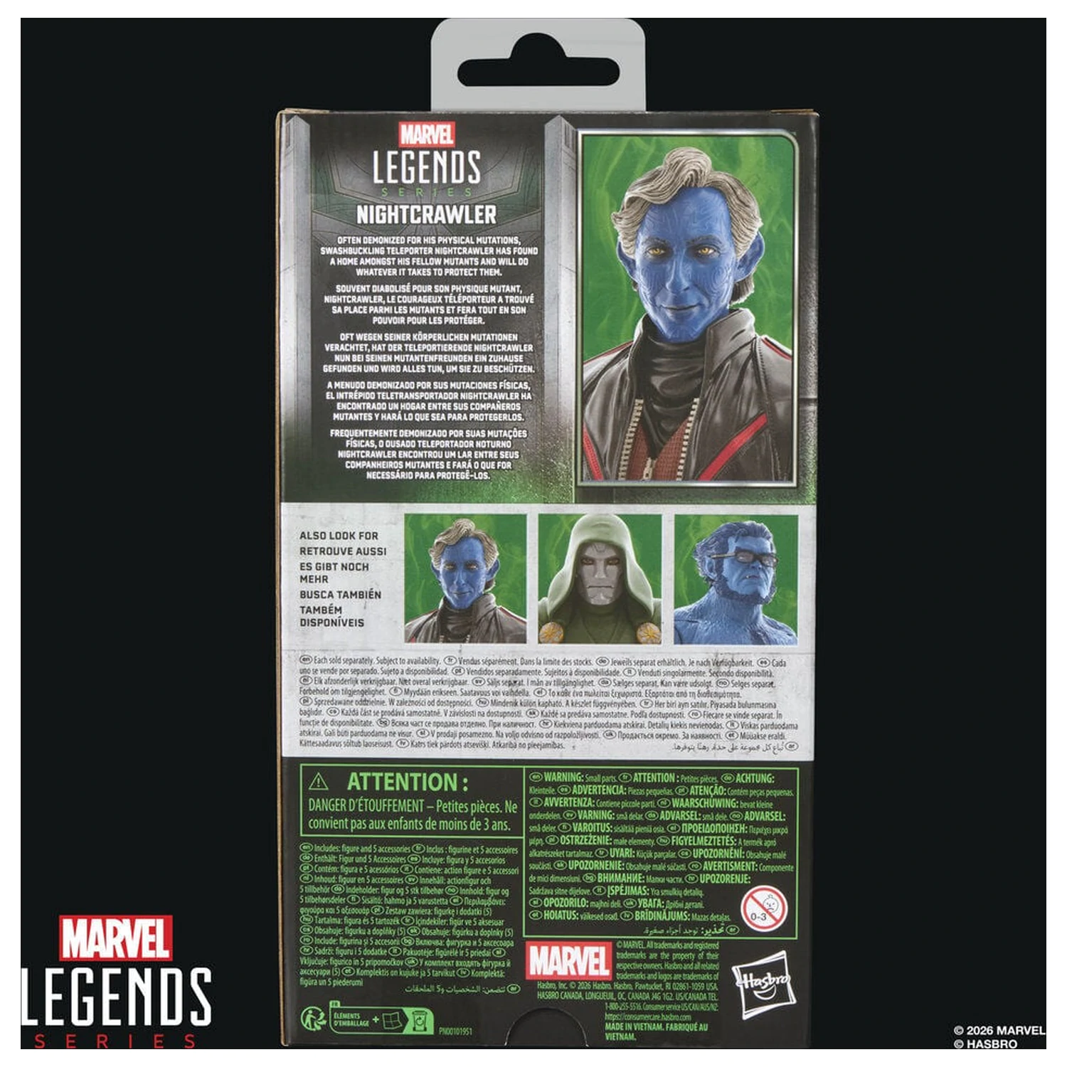 Marvel Legends Series Avengers Doomsday Nightcrawler figura 15 cm fotografija proizvoda