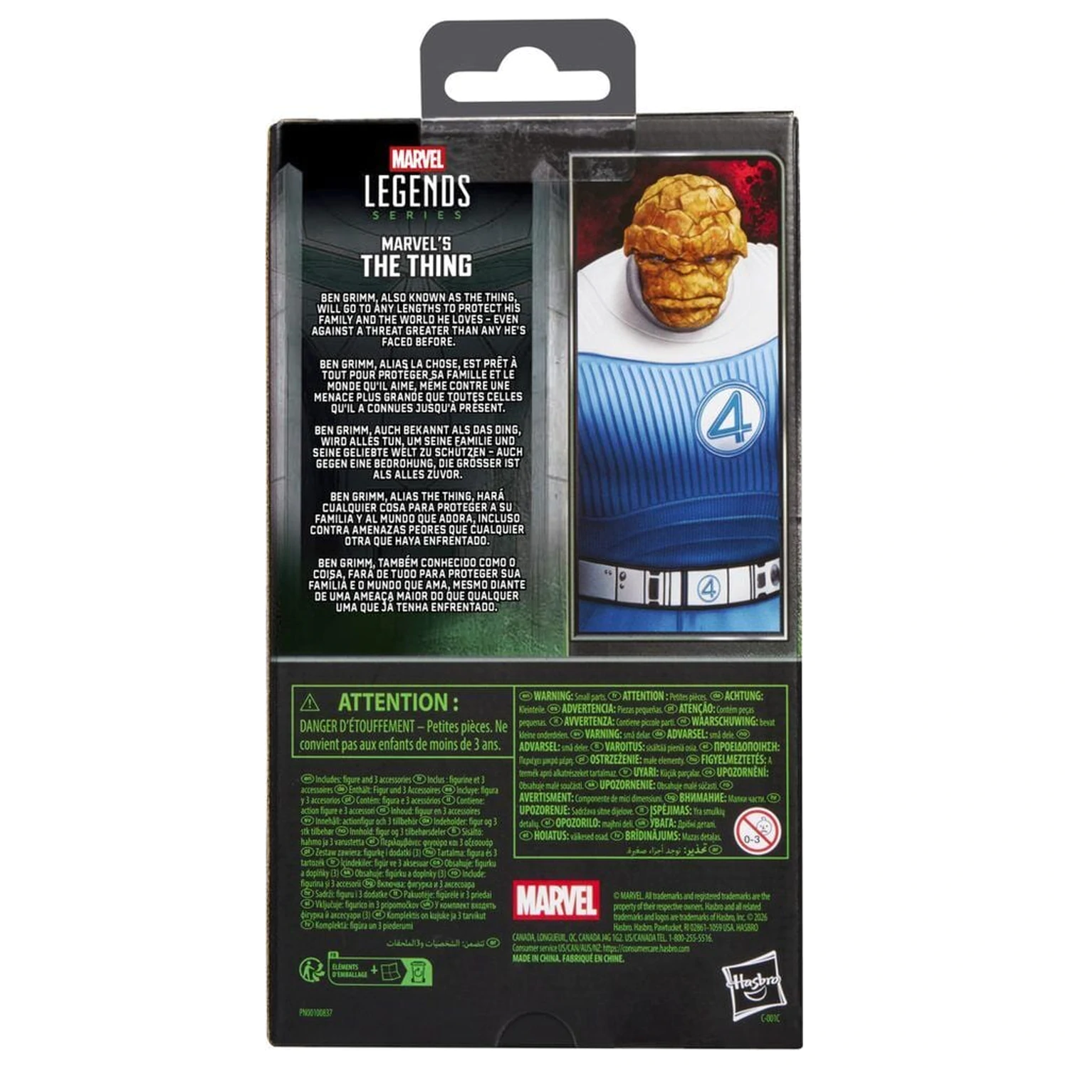 Marvel Legends Series Avengers Doomsday The Thing figura od 15 cm fotografija proizvoda