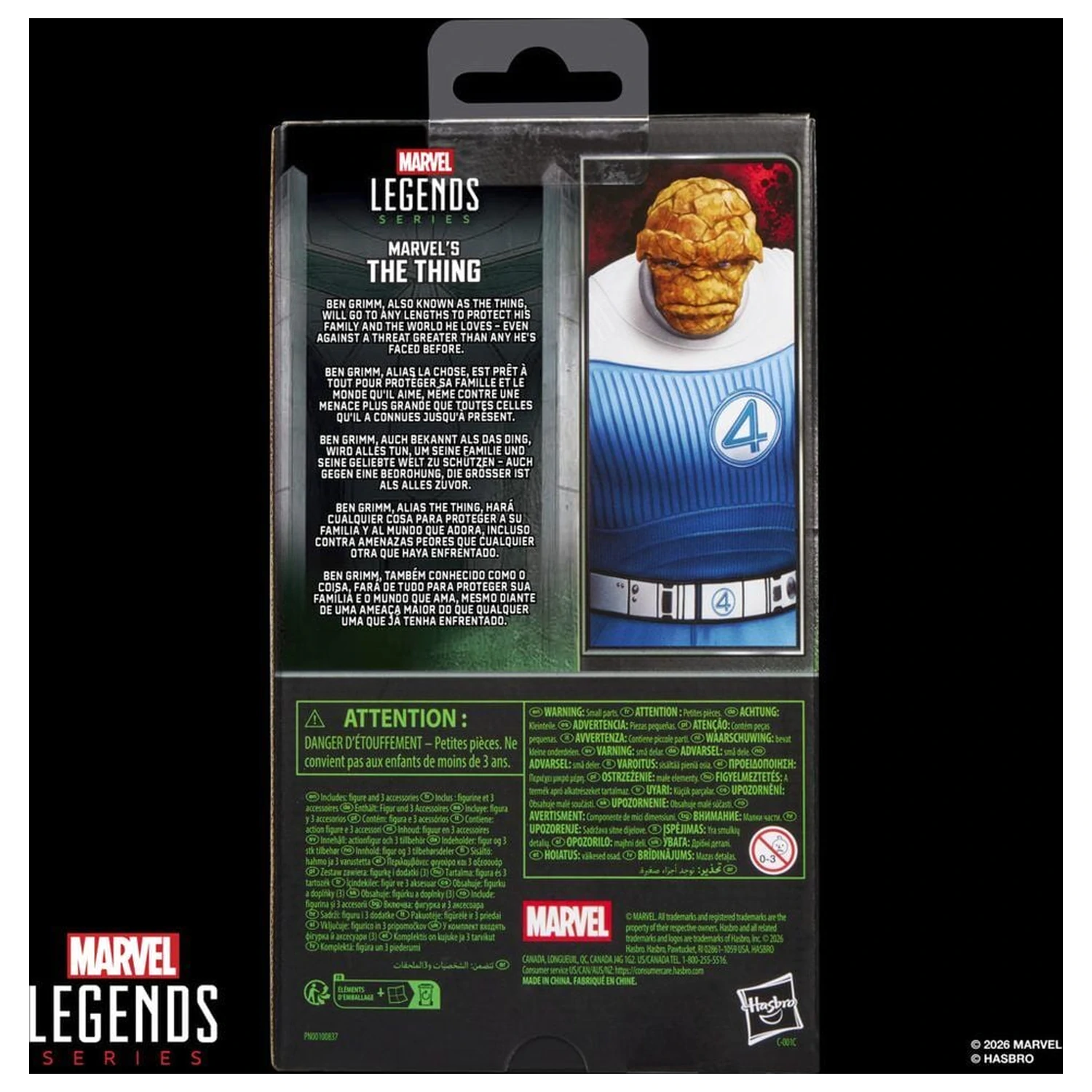 Marvel Legends Series Avengers Doomsday The Thing figura od 15 cm fotografija proizvoda