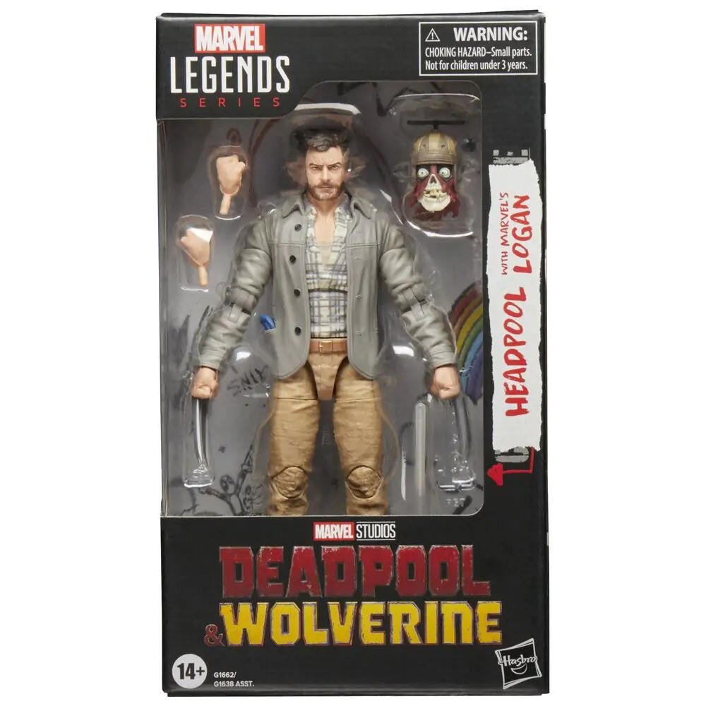 Marvel Legends Series Deadpool & Wolverine - Glavobazen s Marvels Logan figuricom 15 cm fotografija proizvoda