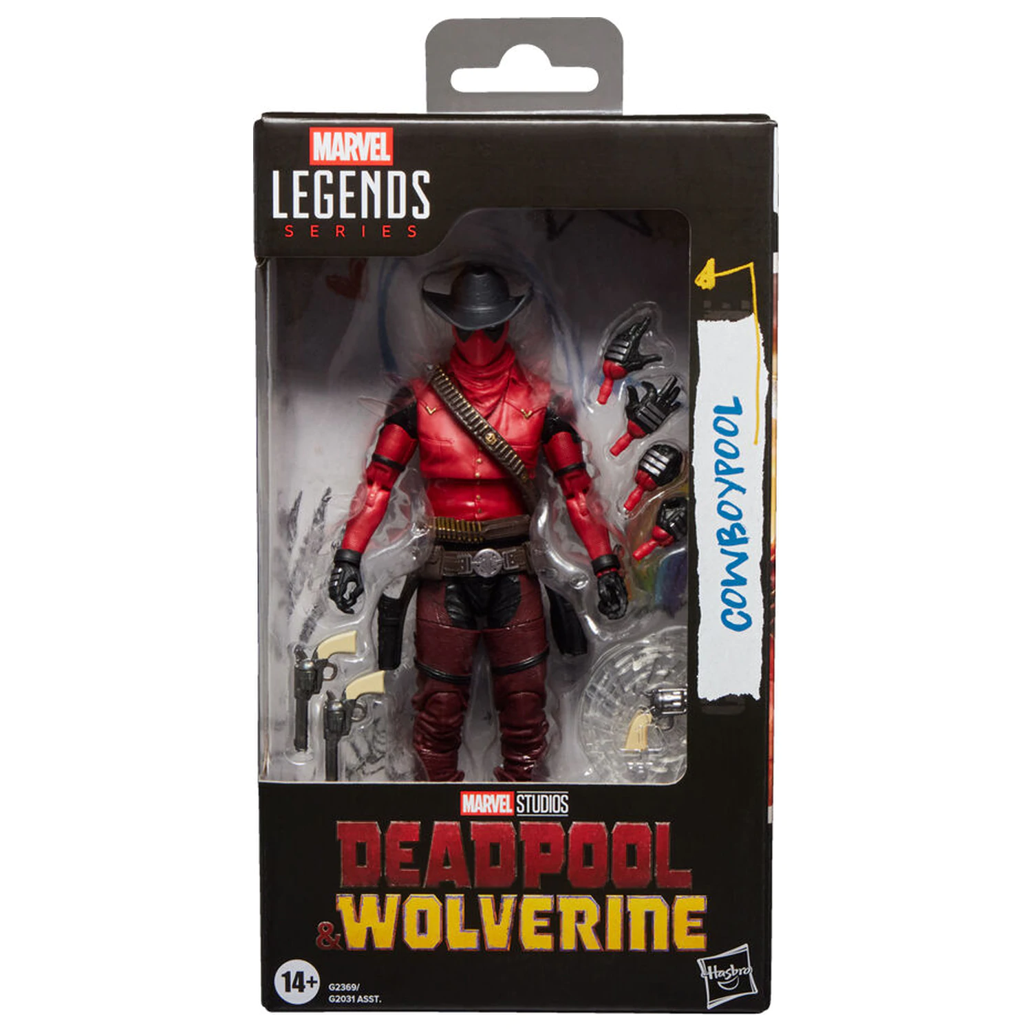 Marvel Legends Series Deadpool & Wolverine Cowboypool figure 15 cm fotografija proizvoda