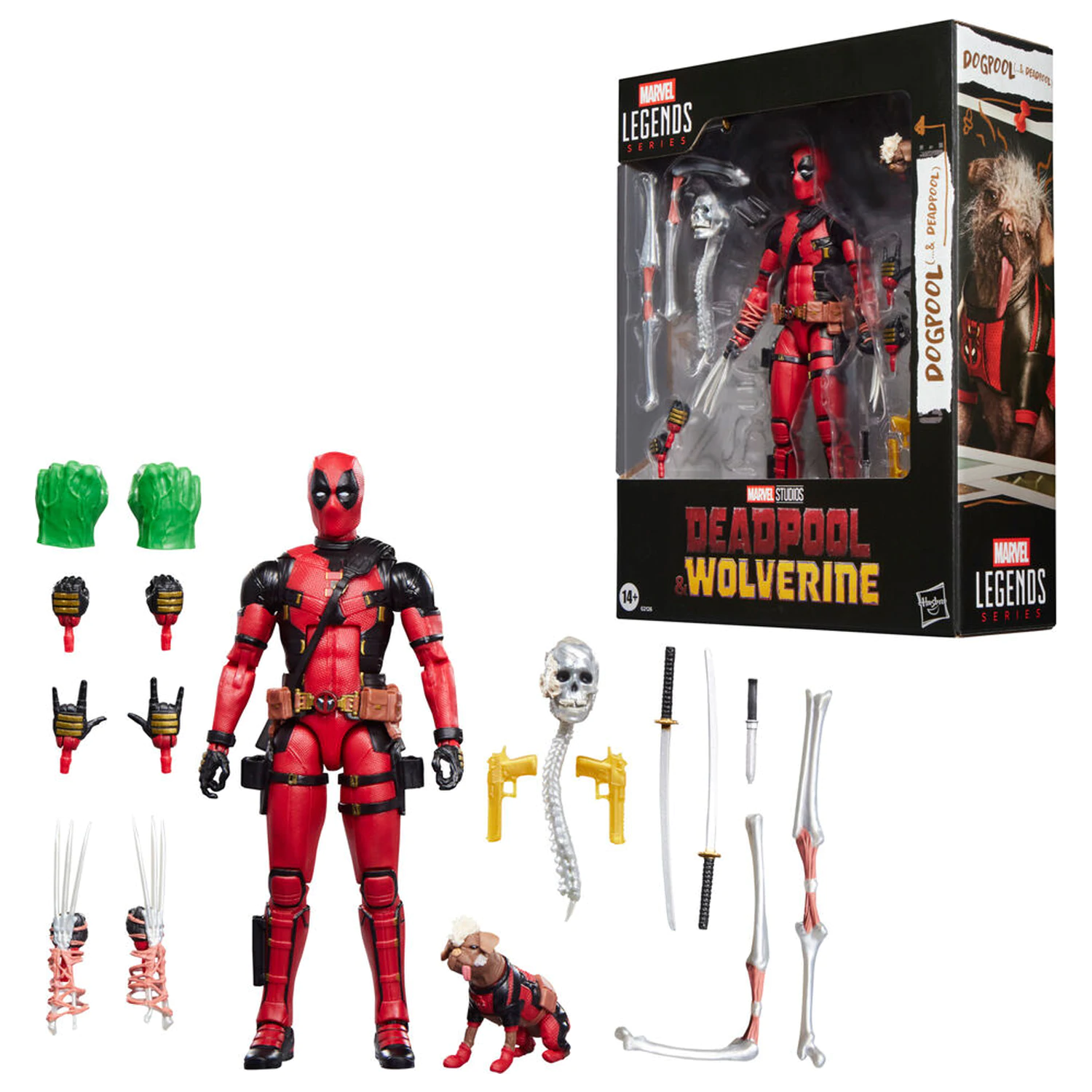 Marvel Legends Series Deadpool & Wolverine Dogpool & Deadpool figura 15cm fotografija proizvoda