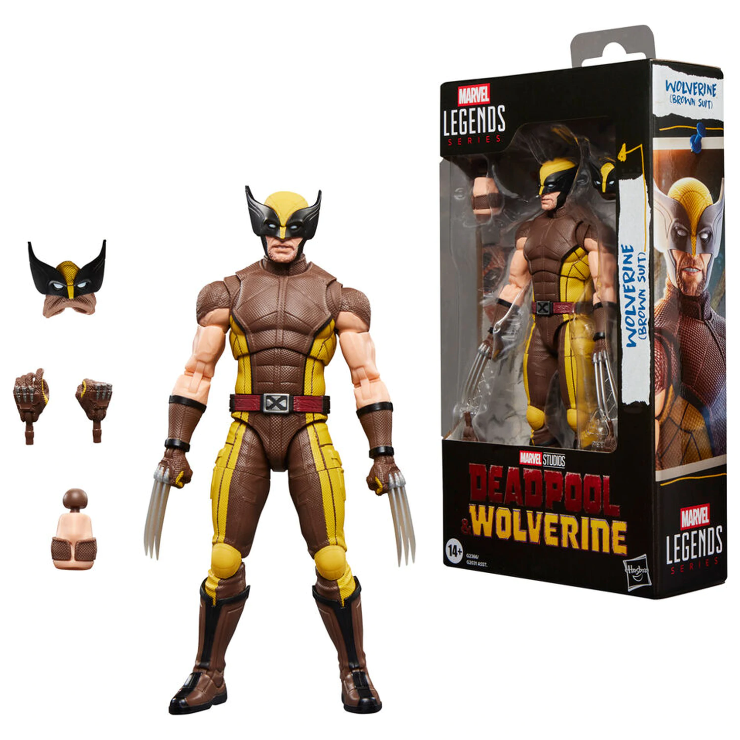 Marvel Legends Series Deadpool & Wolverine - Wolverine Brown Suit figura 15 cm fotografija proizvoda