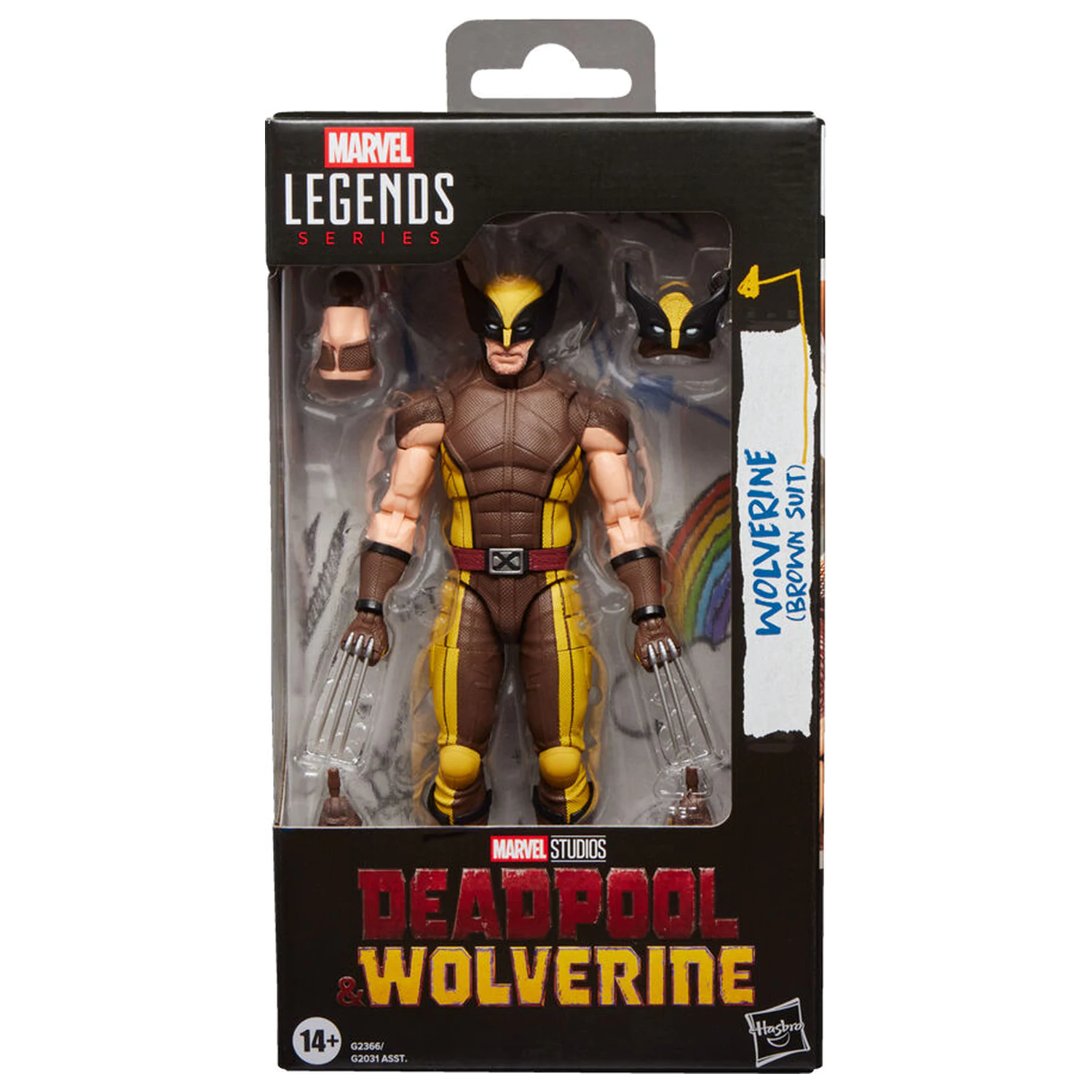 Marvel Legends Series Deadpool & Wolverine - Wolverine Brown Suit figura 15 cm fotografija proizvoda