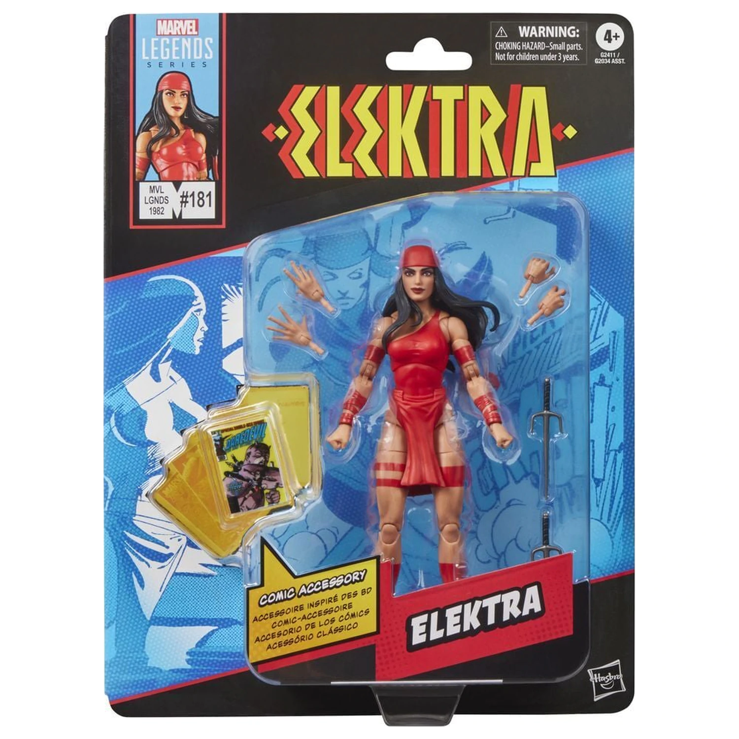 Marvel Legends Series Elektra figura 15cm fotografija proizvoda