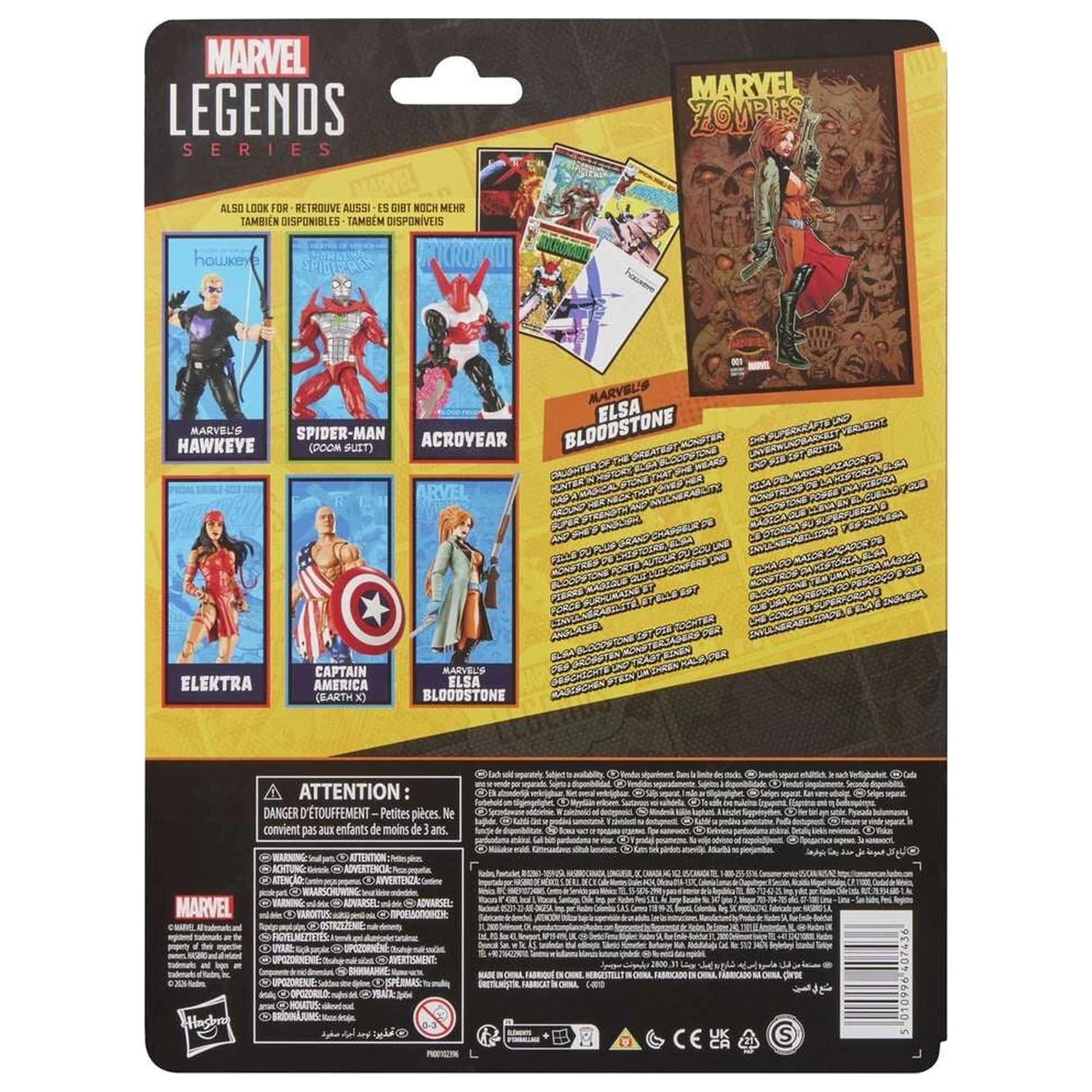 Marvel Legends Series Elsa Bloodstone Zombies figura 15cm fotografija proizvoda