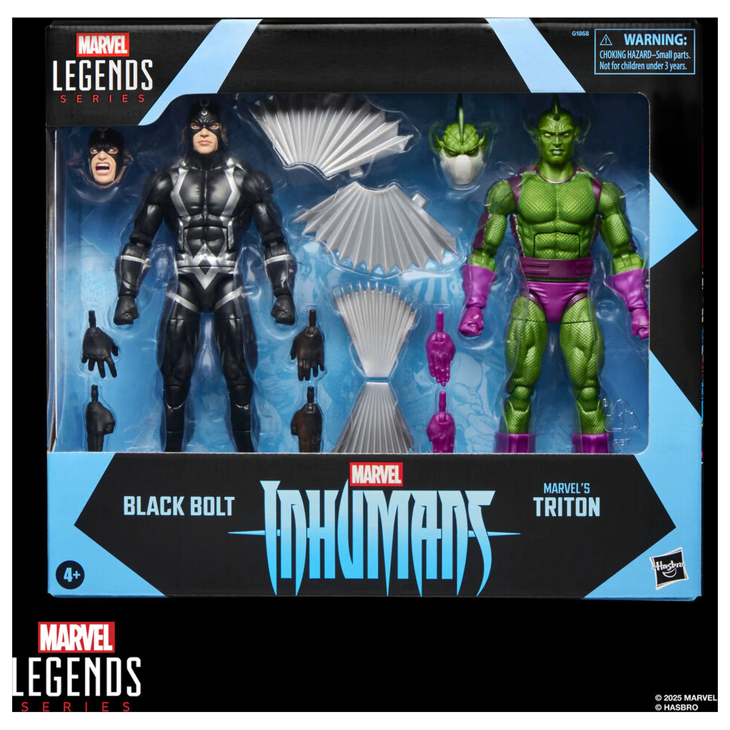 Marvel Legends Series Inhumans Black Bolt & Triton paket 2 figure 15 cm fotografija proizvoda