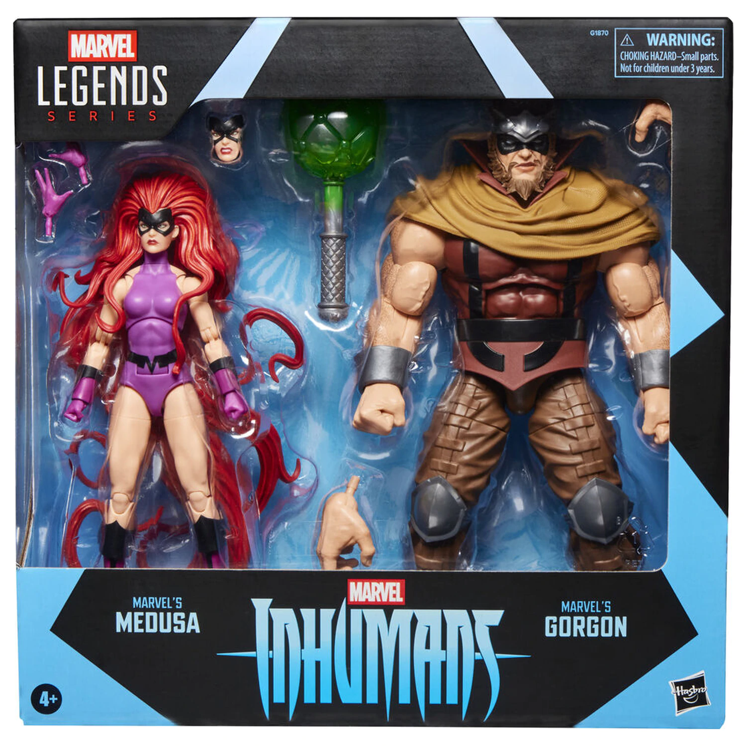Marvel Legends Series Inhumans Medusa & Gorgon pakiranje 2 figure fotografija proizvoda