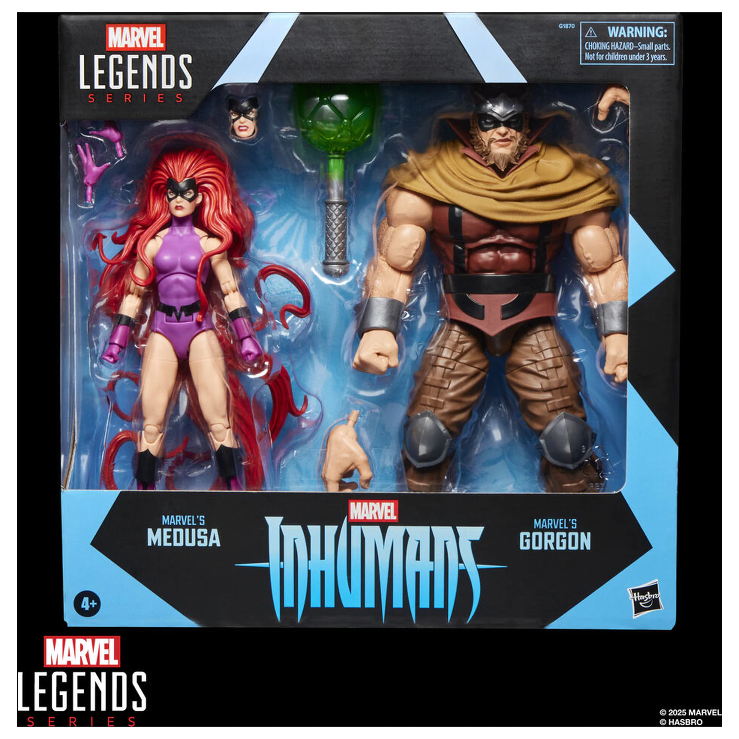 Marvel Legends Series Inhumans Medusa & Gorgon pakiranje 2 figure fotografija proizvoda