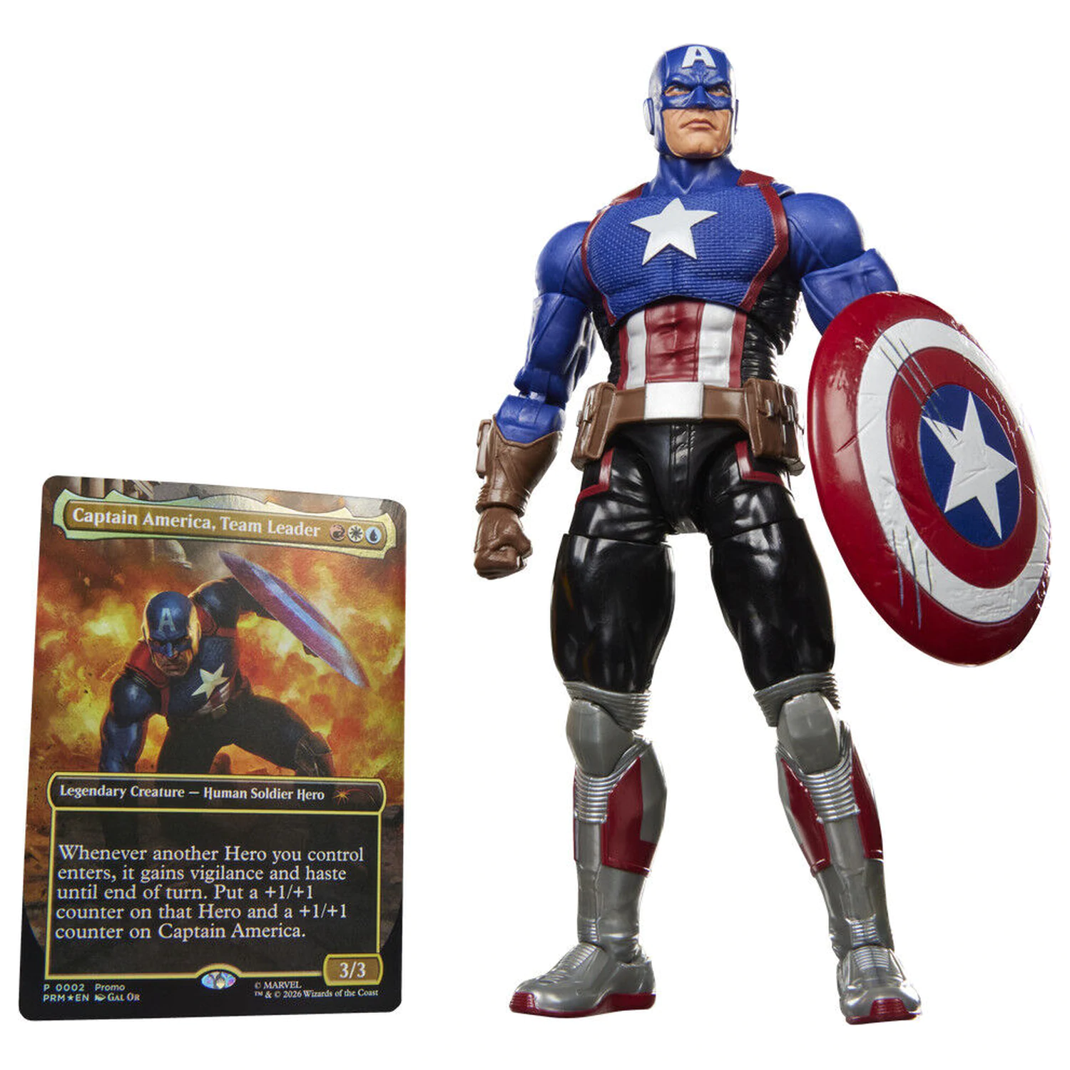 Marvel Legends Series Magic The Gathering Captain America Avengers Twilight figura 15 cm fotografija proizvoda