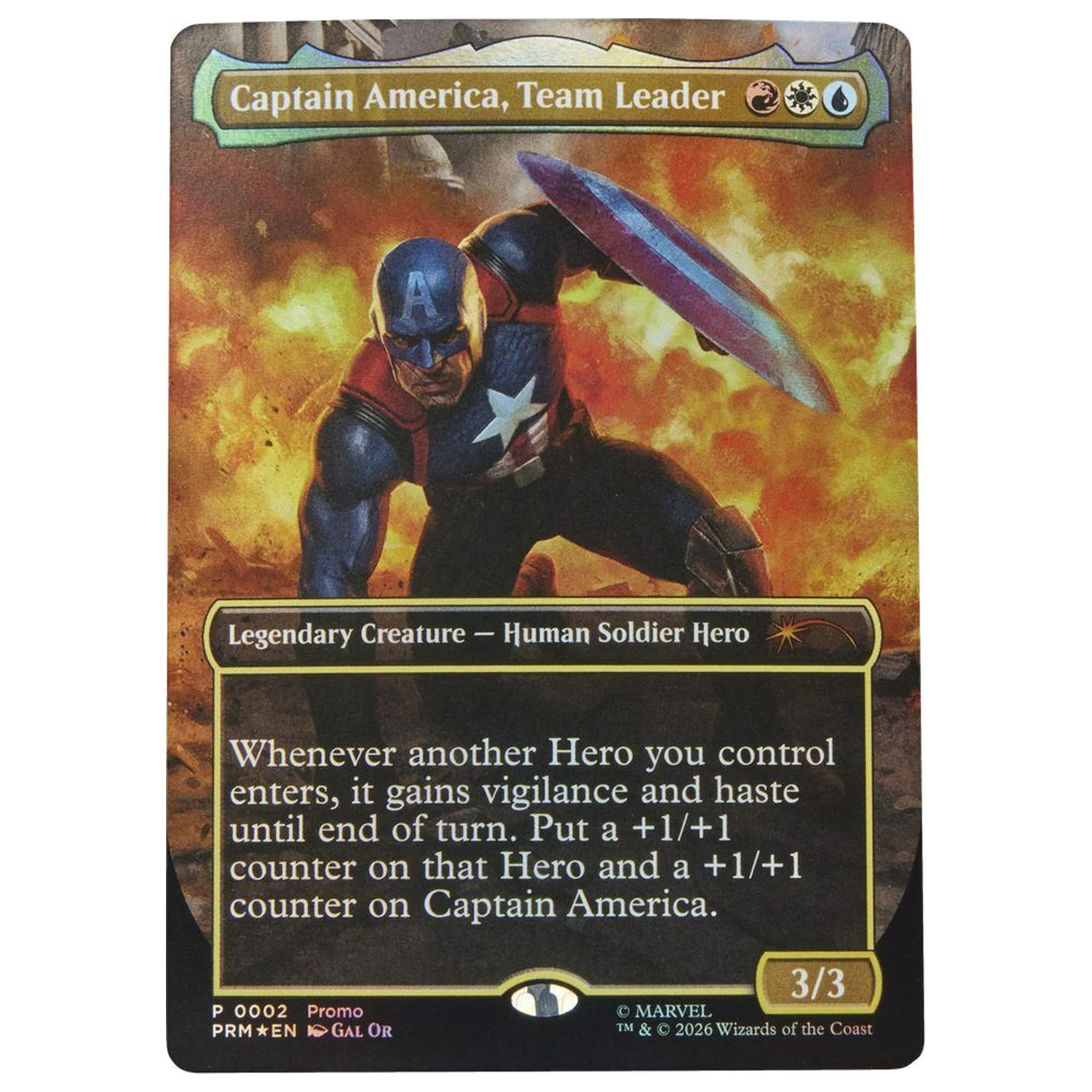 Marvel Legends Series Magic The Gathering Captain America Avengers Twilight figura 15 cm fotografija proizvoda