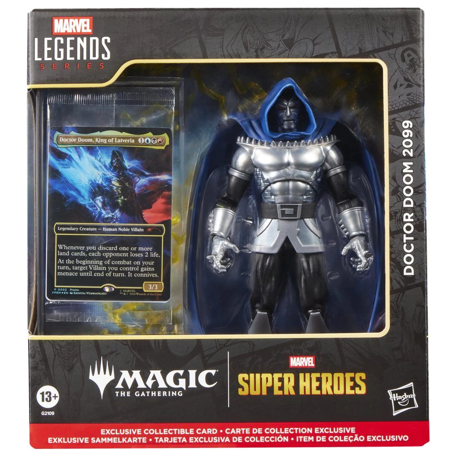 Marvel Legends Series Magic The Gathering Doctor Doom 2099 figura 15 cm fotografija proizvoda