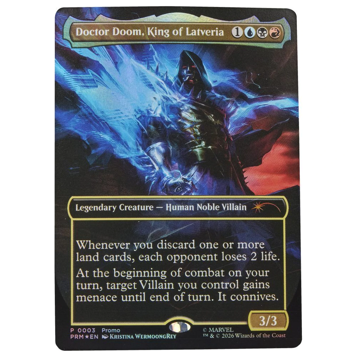 Marvel Legends Series Magic The Gathering Doctor Doom 2099 figura 15 cm fotografija proizvoda