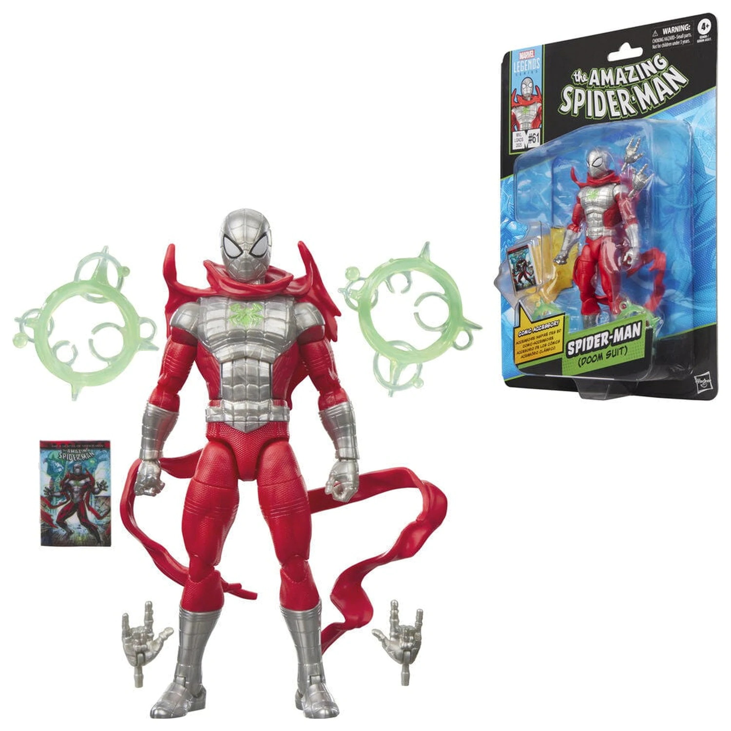 Marvel Legends Series Spiderman Doom Suit The Amazing Spider-Man figura 15cm fotografija proizvoda
