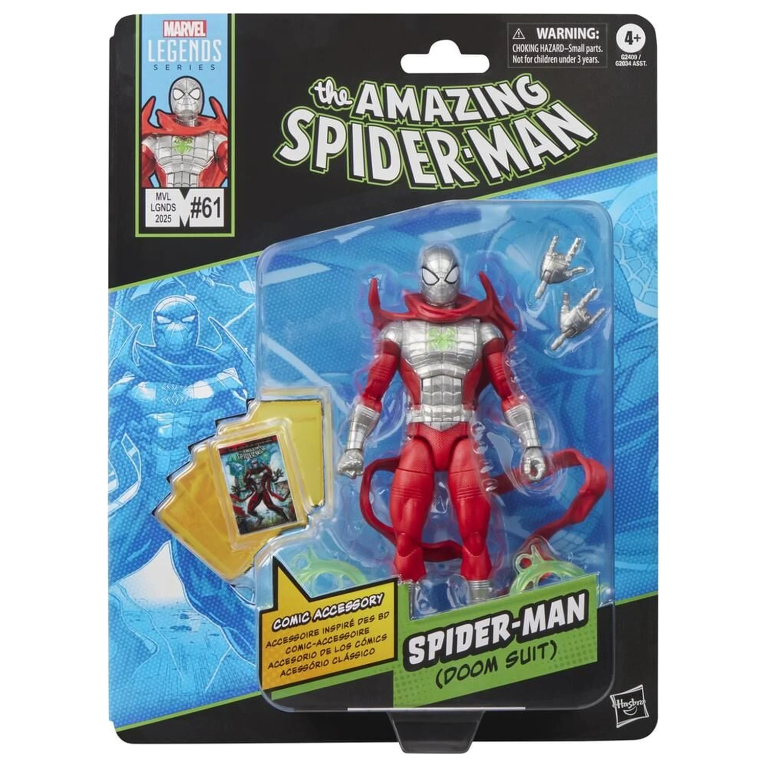 Marvel Legends Series Spiderman Doom Suit The Amazing Spider-Man figura 15cm fotografija proizvoda