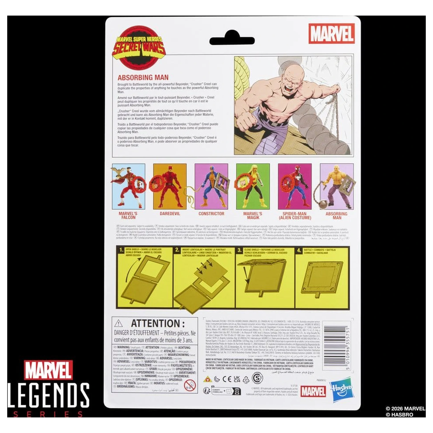 Marvel Legends Series Secret Wars Absorbing figura 15cm fotografija proizvoda