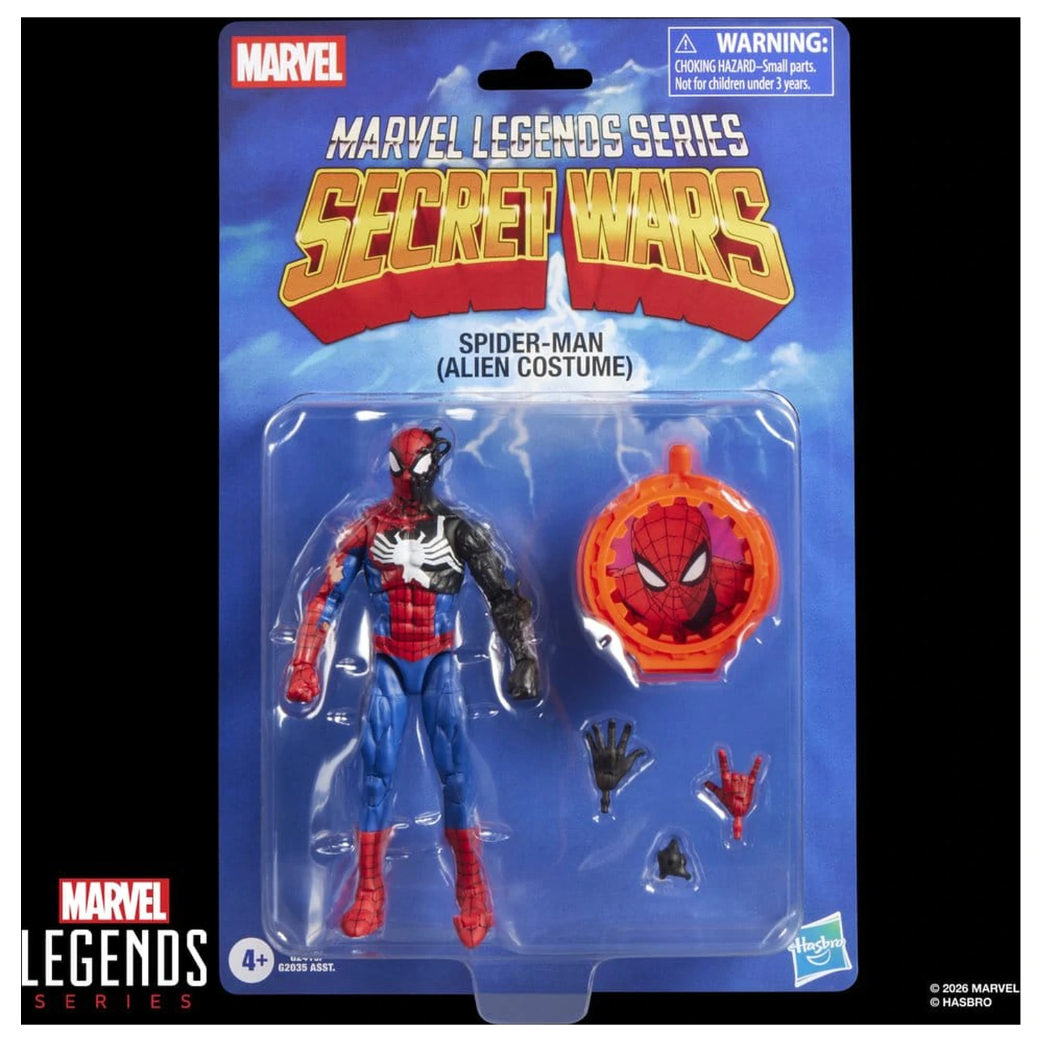 Marvel Legends Series Secret Wars Spiderman Alien Costume figura 15cm fotografija proizvoda