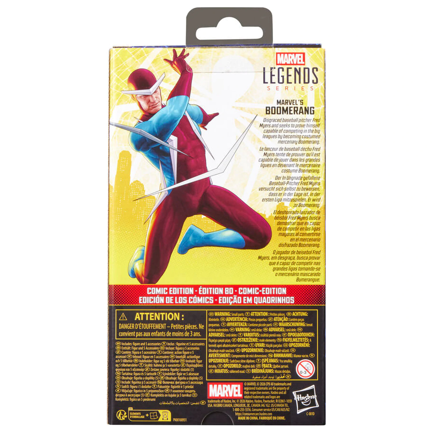 Marvel Legends Serija Spider-Man Brand New Day Marvel's Boomerang figura 15cm fotografija proizvoda