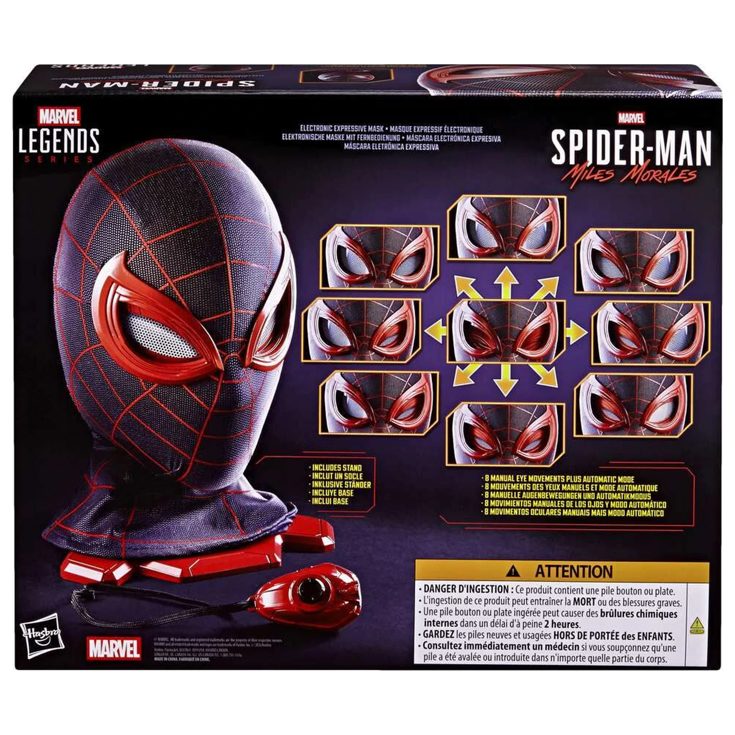 Marvel Legends Series Spider-Man Miles Morales elektronička maska fotografija proizvoda
