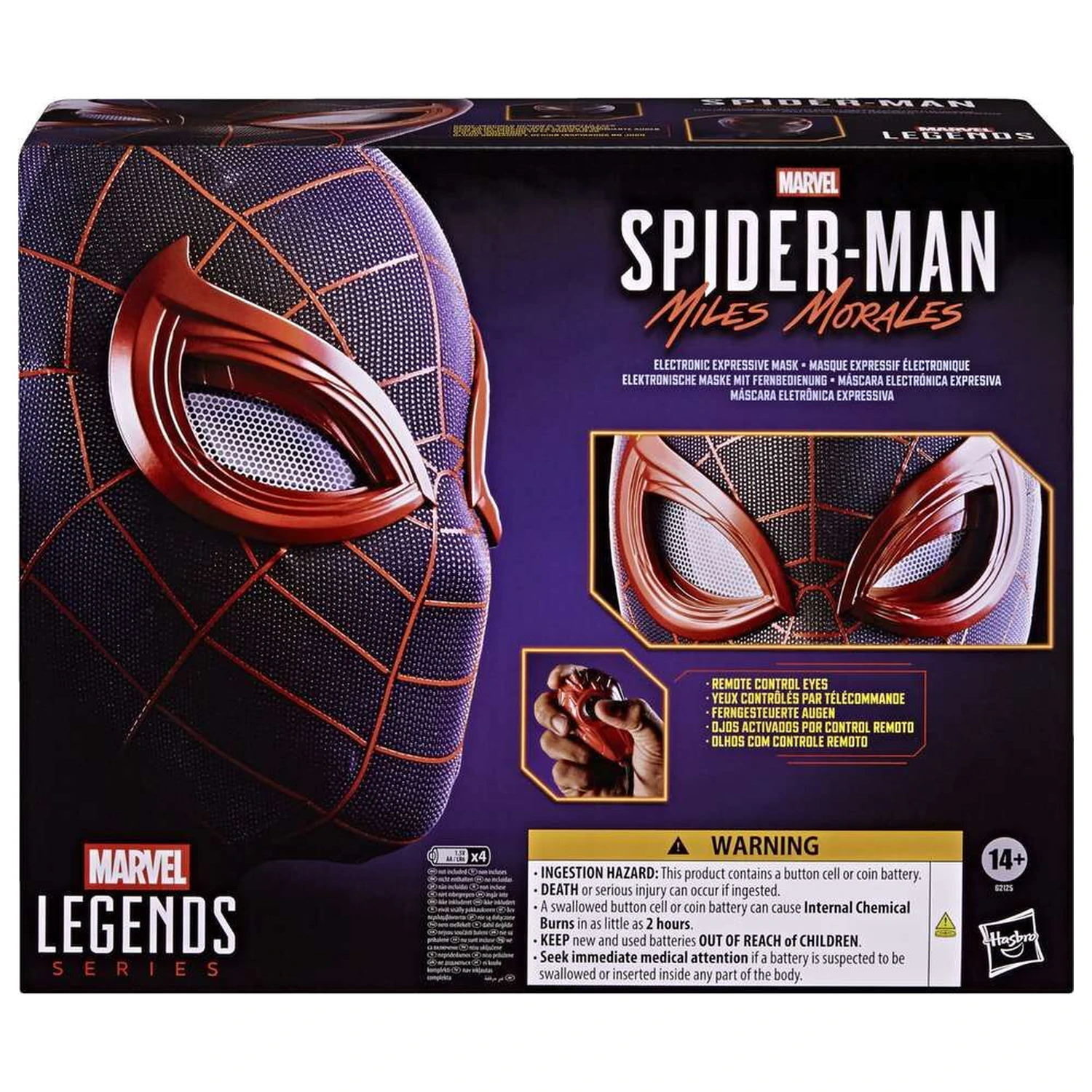 Marvel Legends Series Spider-Man Miles Morales elektronička maska fotografija proizvoda