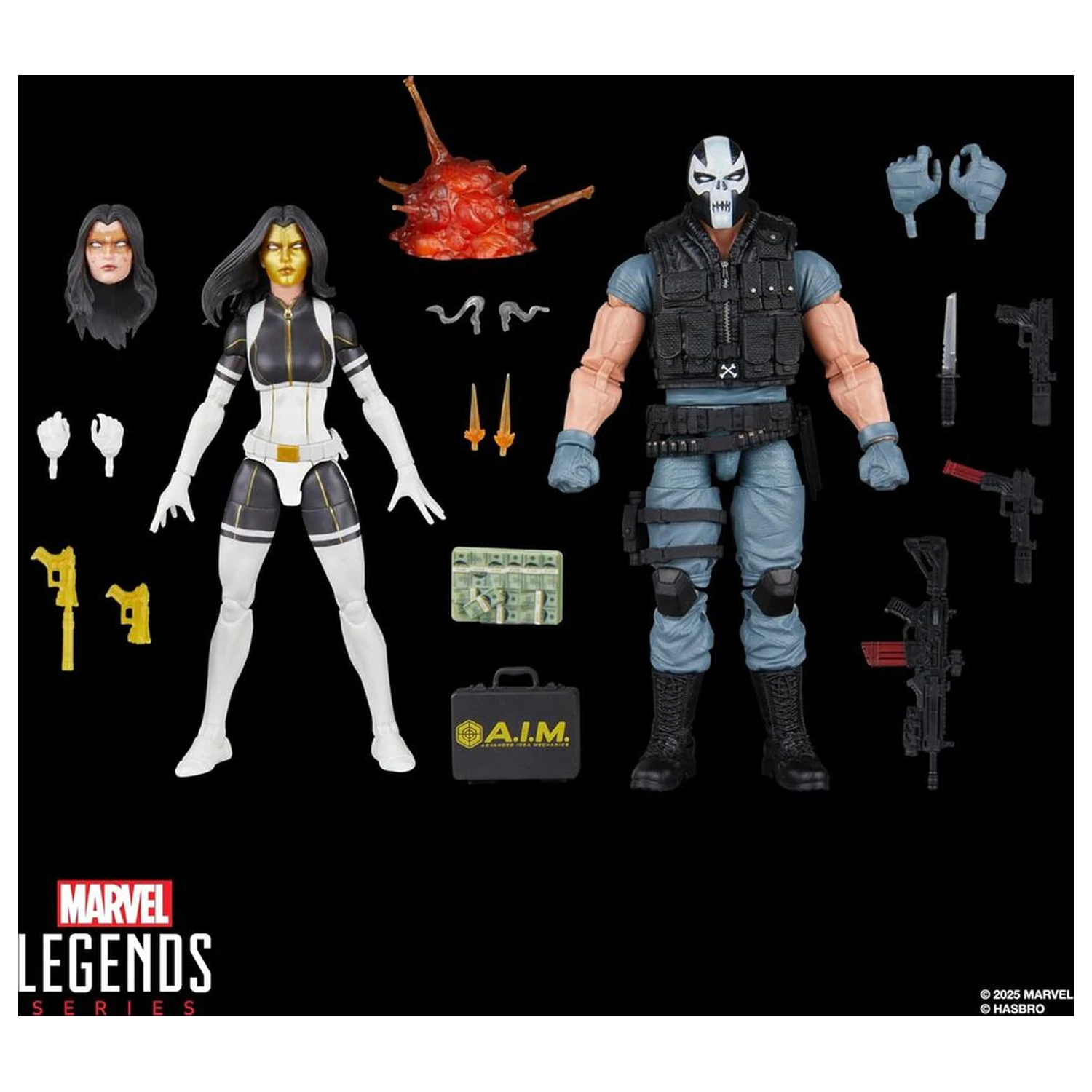Marvel Legends Series Super Villains Madame Masque & Crossbones pack 2 figure 15 cm fotografija proizvoda