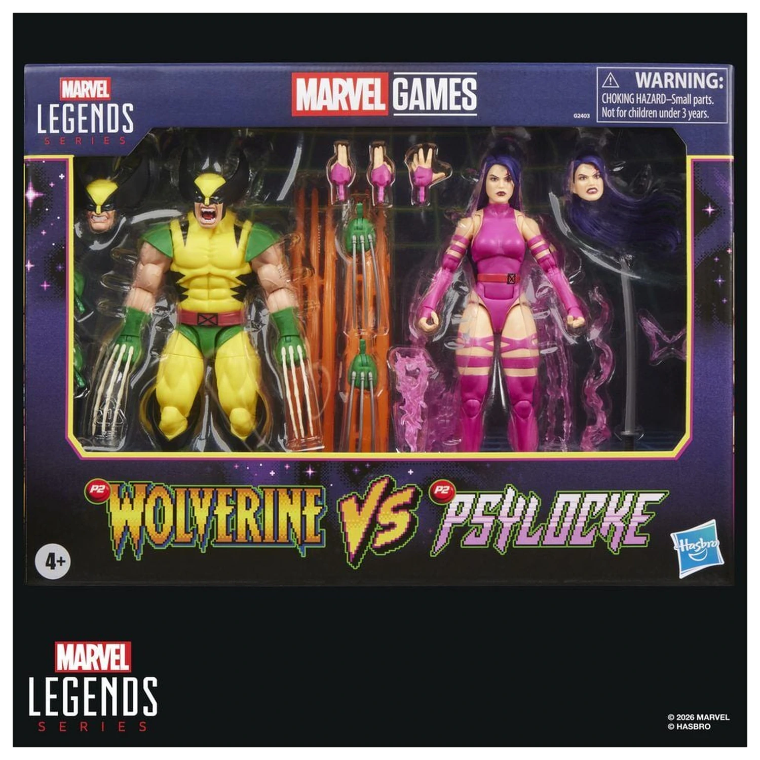 Marvel Legends Series Wolverine Vs Psylocke paket 2 figura 15cm fotografija proizvoda