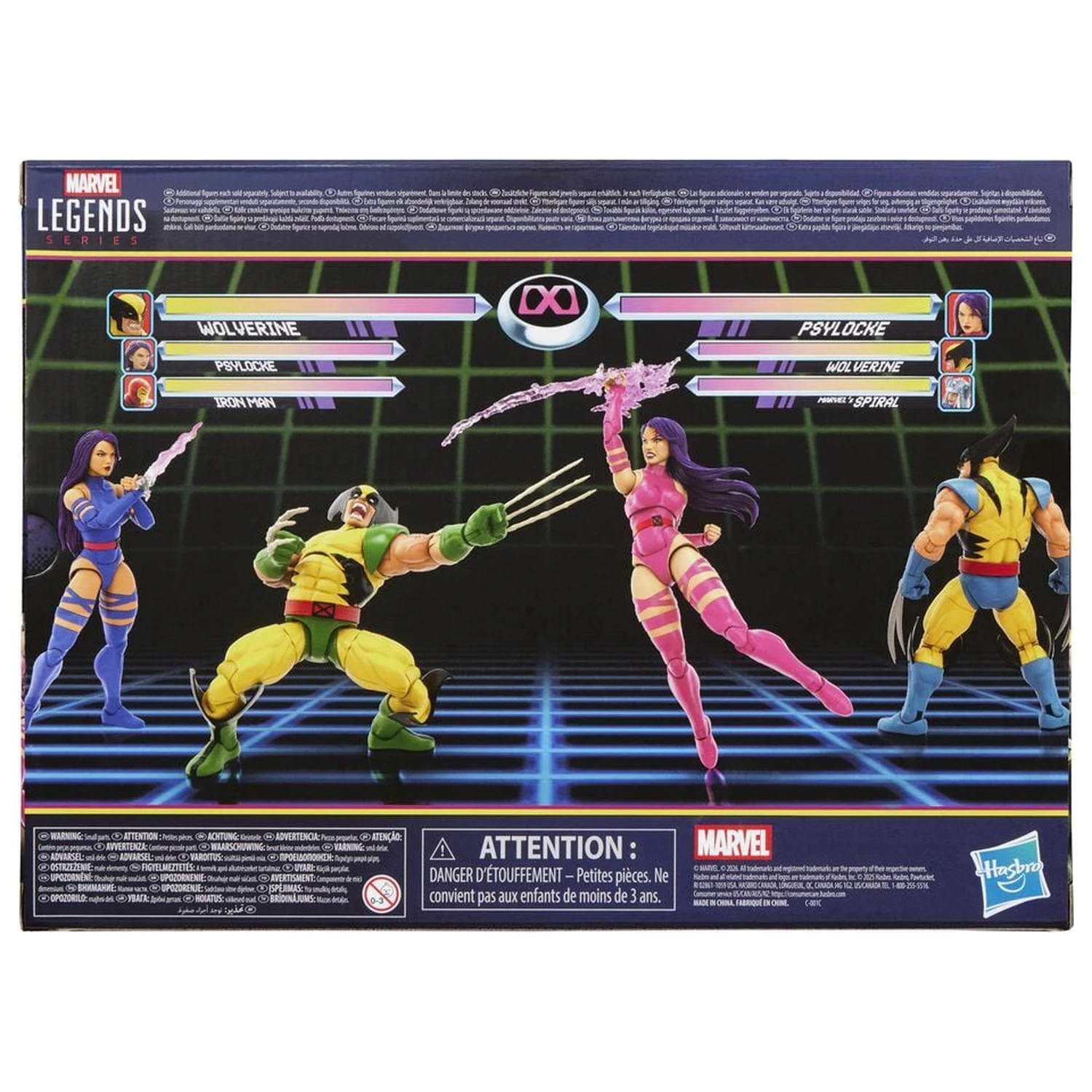 Marvel Legends Series Wolverine Vs Psylocke paket 2 figura 15cm fotografija proizvoda