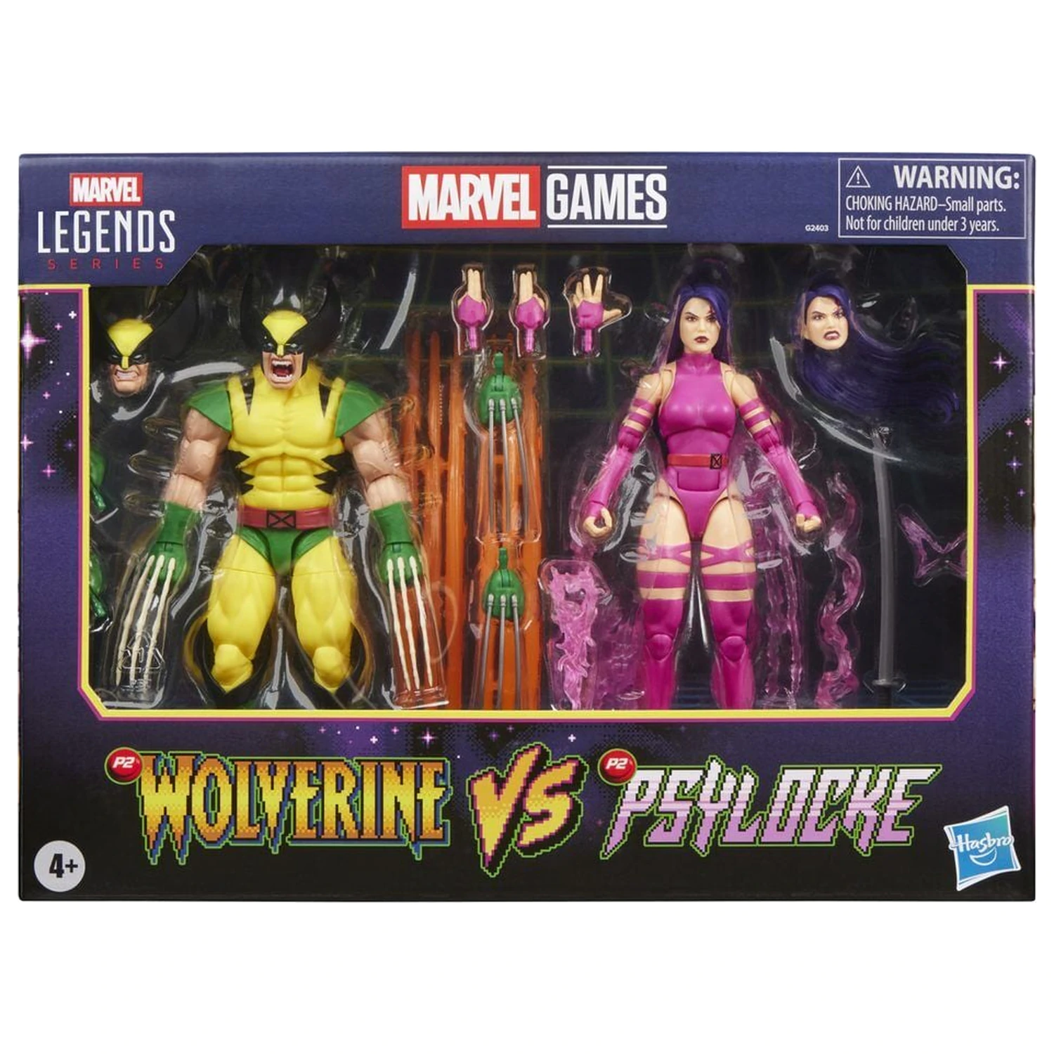 Marvel Legends Series Wolverine Vs Psylocke paket 2 figura 15cm fotografija proizvoda