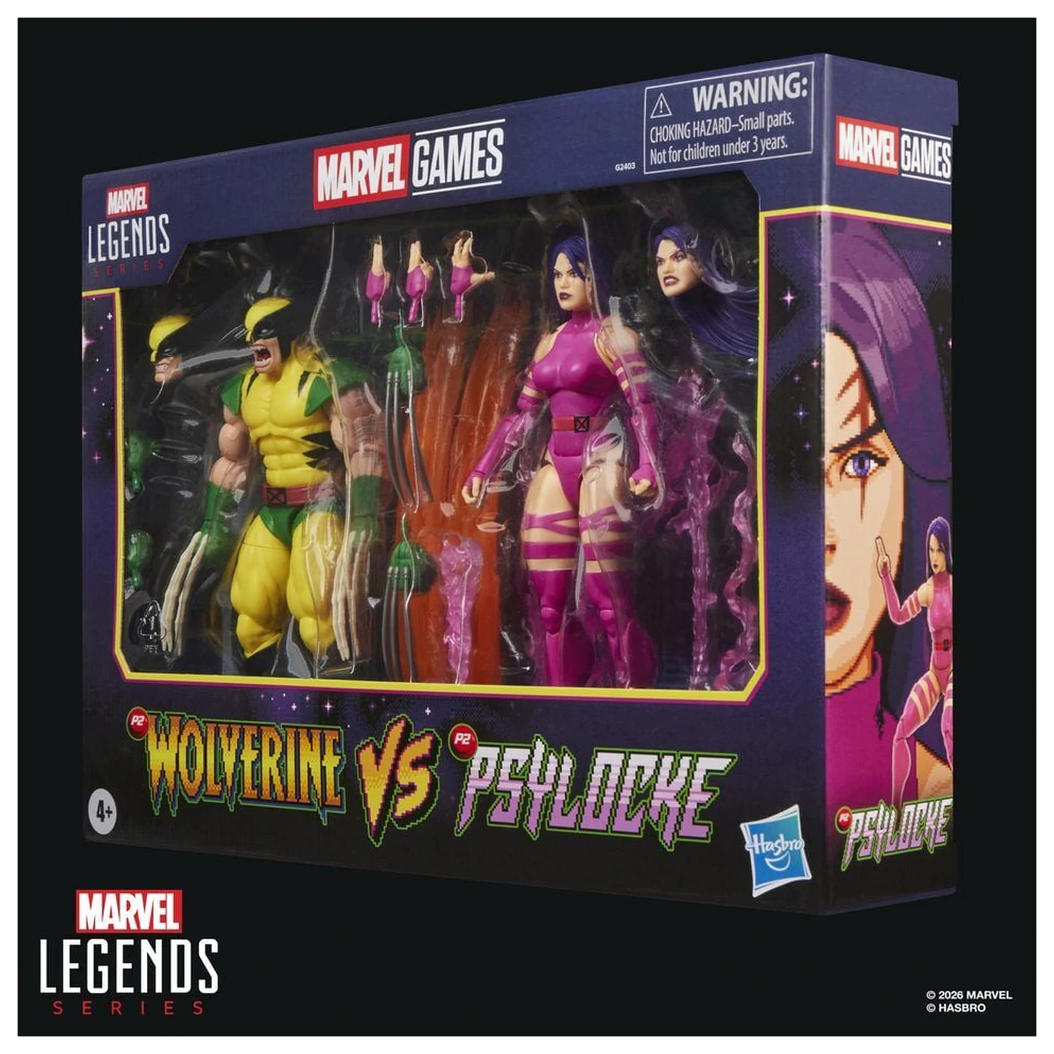 Marvel Legends Series Wolverine Vs Psylocke paket 2 figura 15cm fotografija proizvoda
