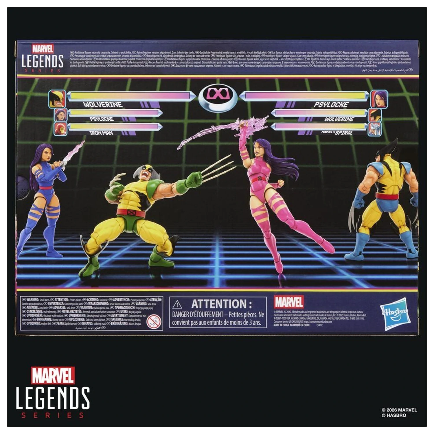 Marvel Legends Series Wolverine Vs Psylocke paket 2 figura 15cm fotografija proizvoda