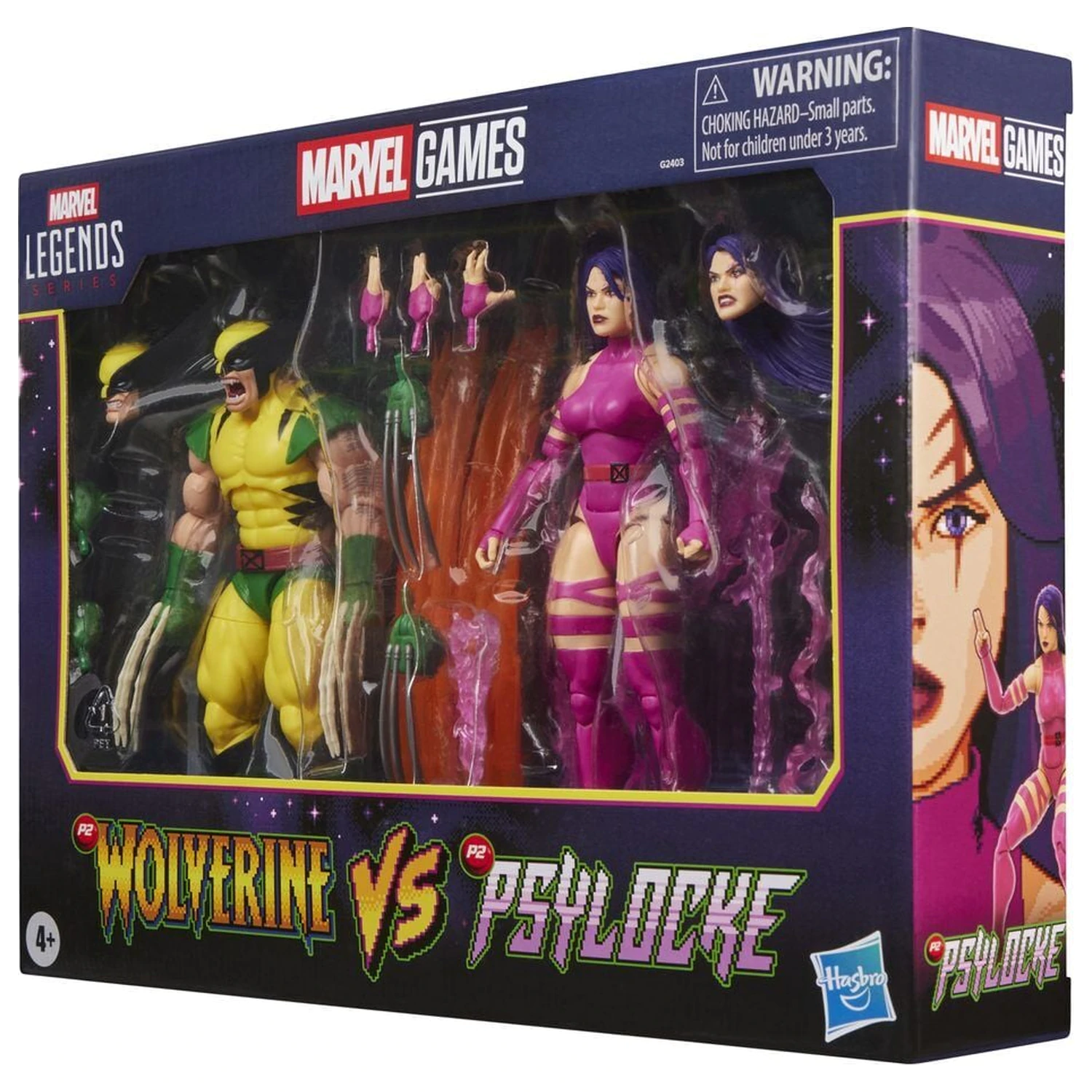 Marvel Legends Series Wolverine Vs Psylocke paket 2 figura 15cm fotografija proizvoda