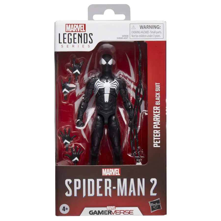 Marvel Legends Spider-Man 2 Peter Parker Black Suit figura 15 cm fotografija proizvoda