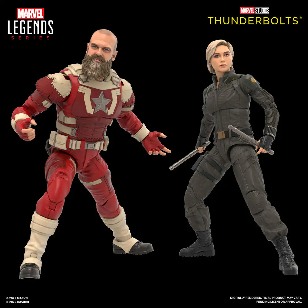 Marvel Legends Thunderbolts Yelena Belova i Red Guardian set 2 figure fotografija proizvoda