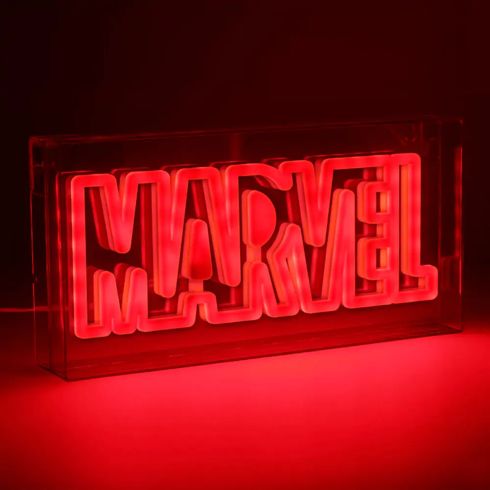 Marvel Logo LED lampa fotografija proizvoda