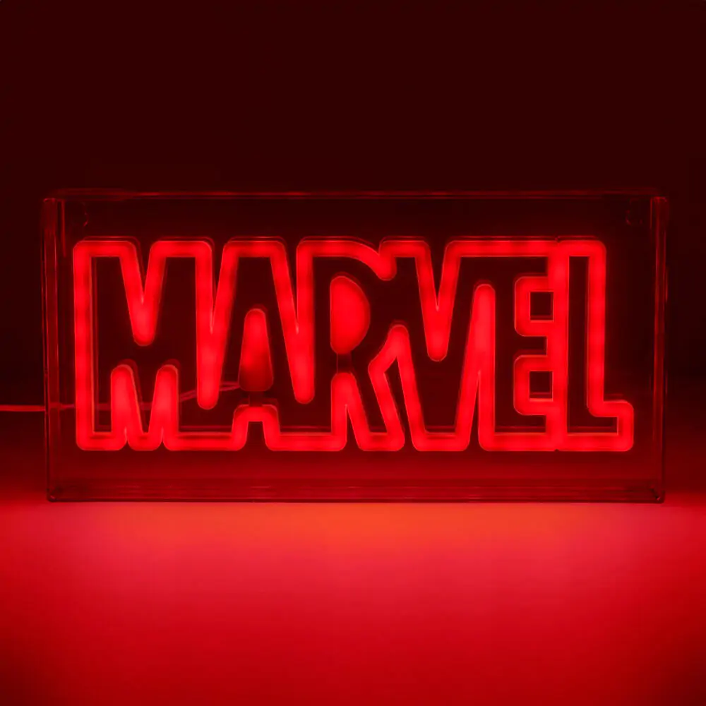 Marvel Logo LED lampa fotografija proizvoda