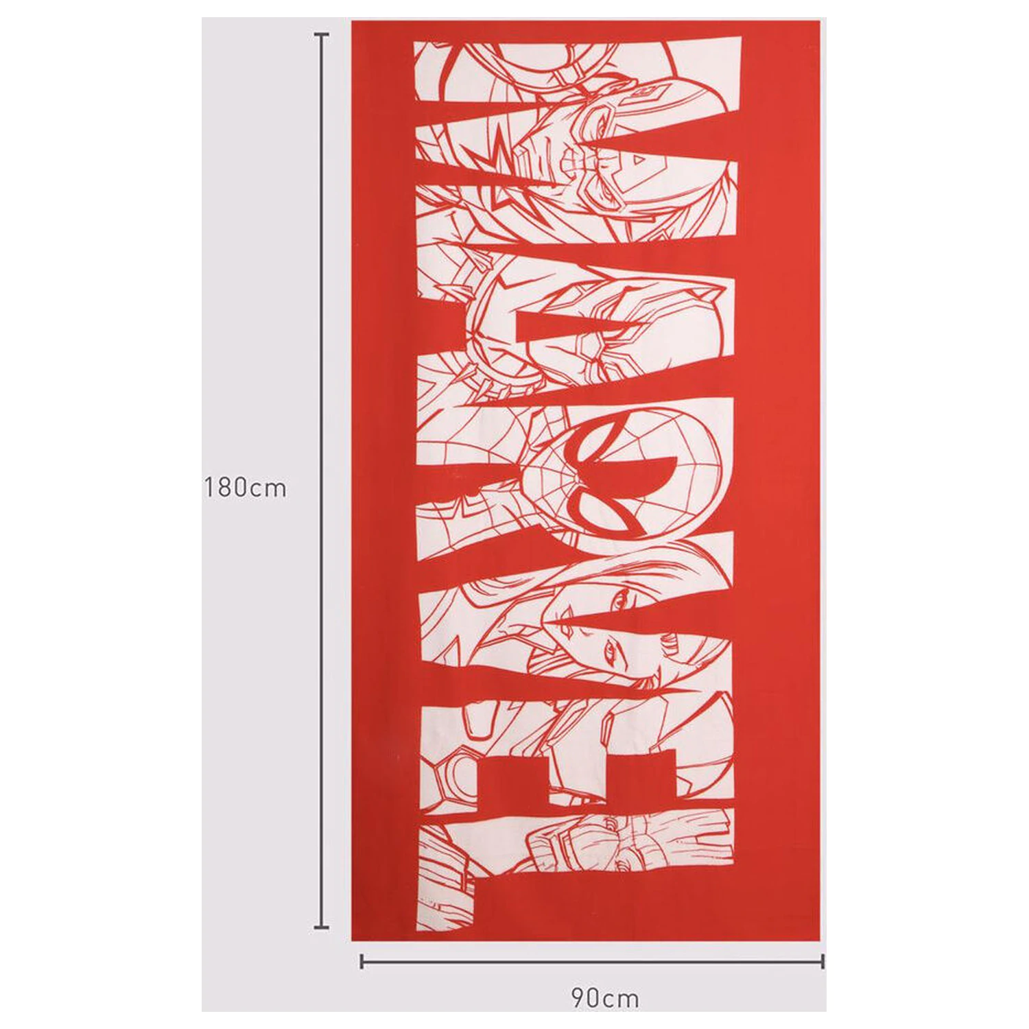 Marvel Logo mikrofibrirni ručnik za plažu fotografija proizvoda