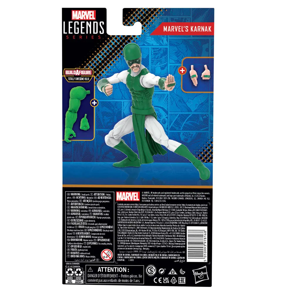 Marvel Legends akcijska figura Marvel's Karnak (BAF: Totally Awesome Hulk) 15 cm fotografija proizvoda