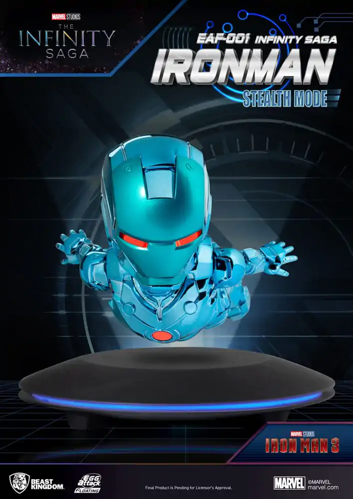 Marvel Mini Egg Attack Plutajuće Figure The Infinity Saga Ironman Stealth Mode 16 cm fotografija proizvoda