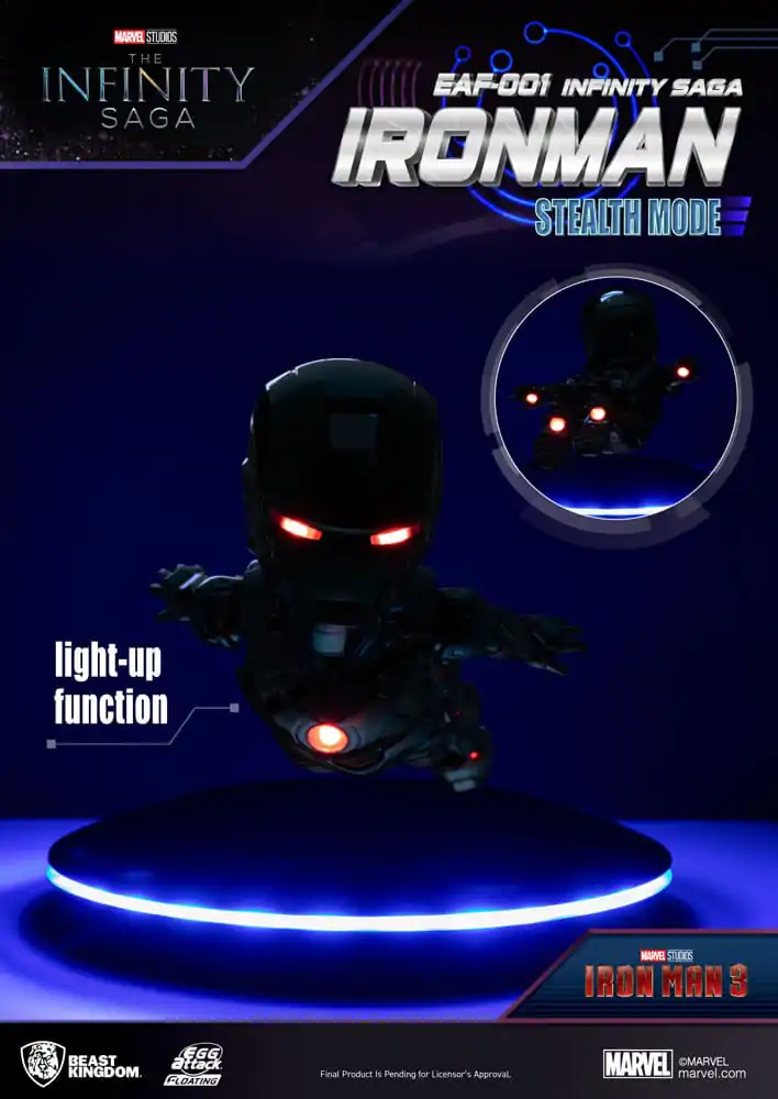 Marvel Mini Egg Attack Plutajuće Figure The Infinity Saga Ironman Stealth Mode 16 cm fotografija proizvoda