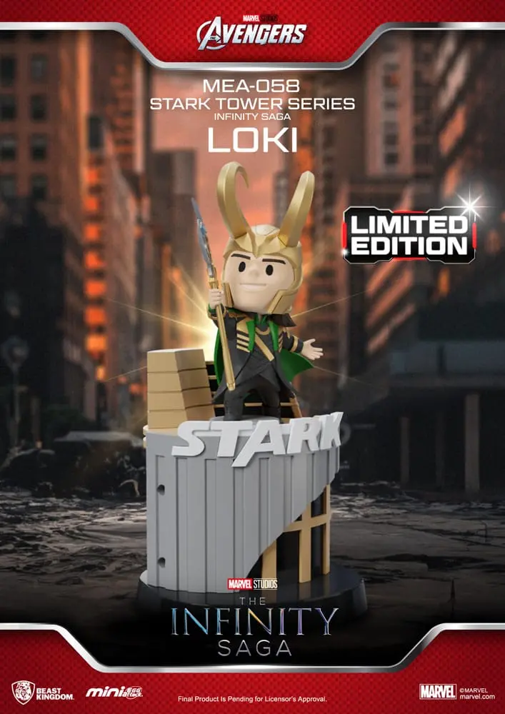 Marvel Mini Egg Attack Figure The Infinity Saga Stark Tower series Loki 12 cm fotografija proizvoda