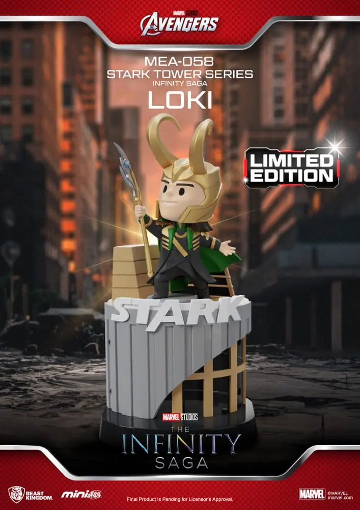 Marvel Mini Egg Attack Figure The Infinity Saga Stark Tower series Loki 12 cm fotografija proizvoda