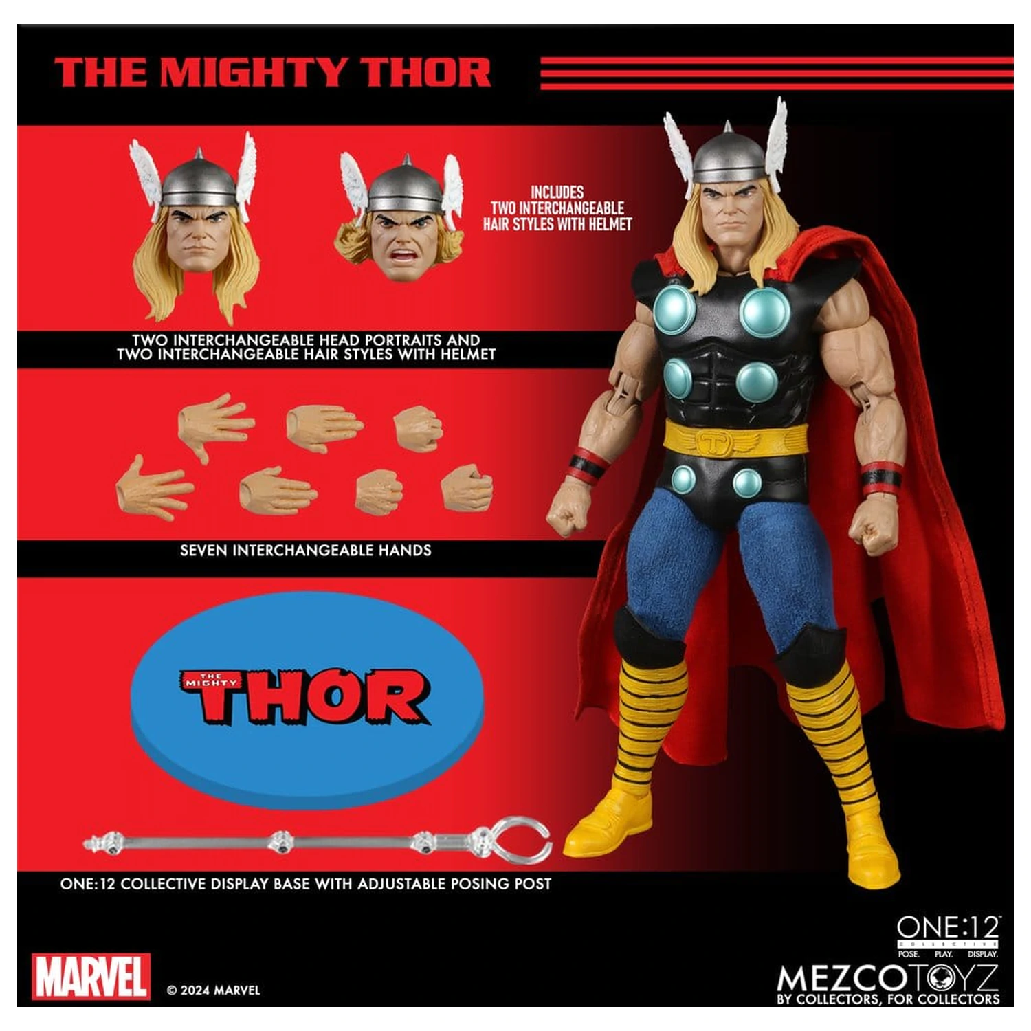 Marvel One:12 Collective akcijska figura 1/12 The Mighty Thor 17 cm fotografija proizvoda