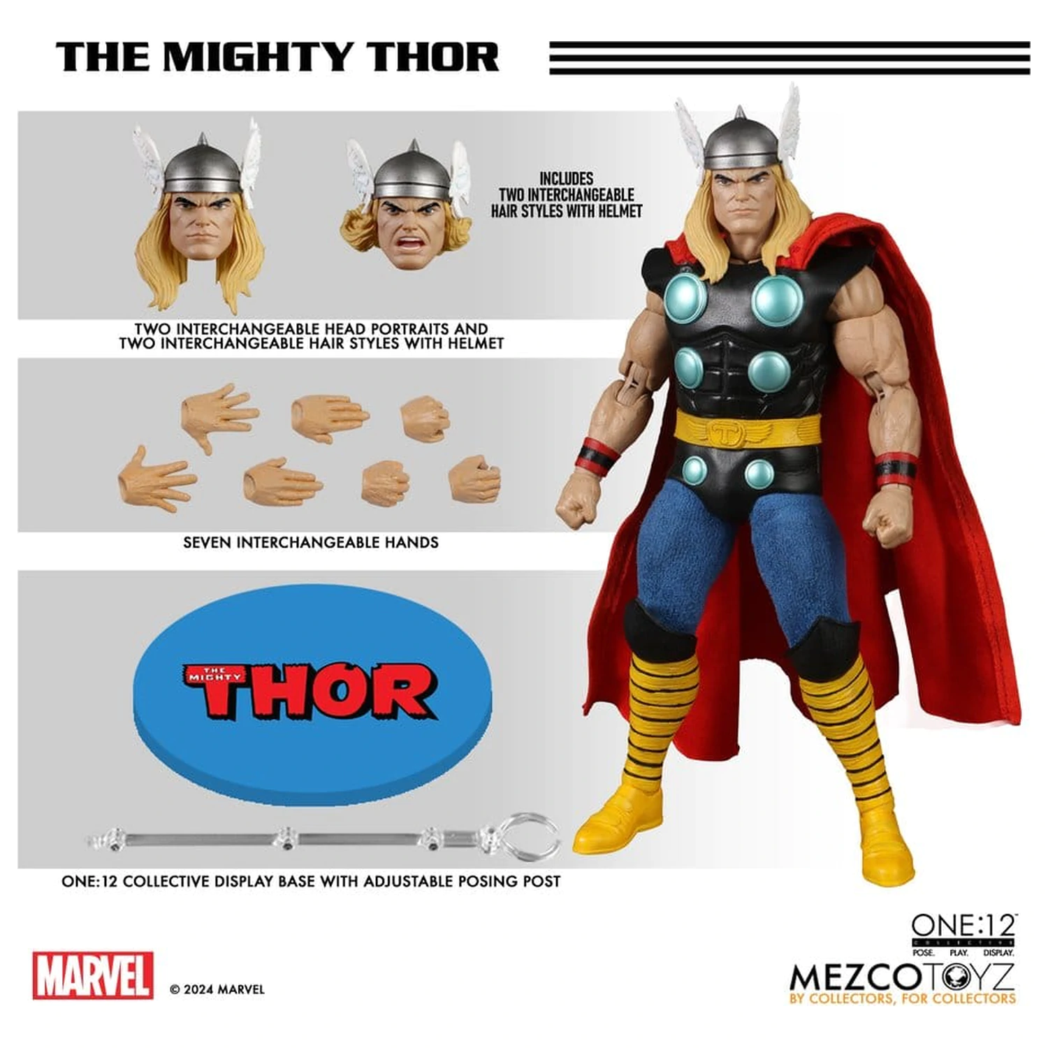 Marvel One:12 Collective akcijska figura 1/12 The Mighty Thor 17 cm fotografija proizvoda