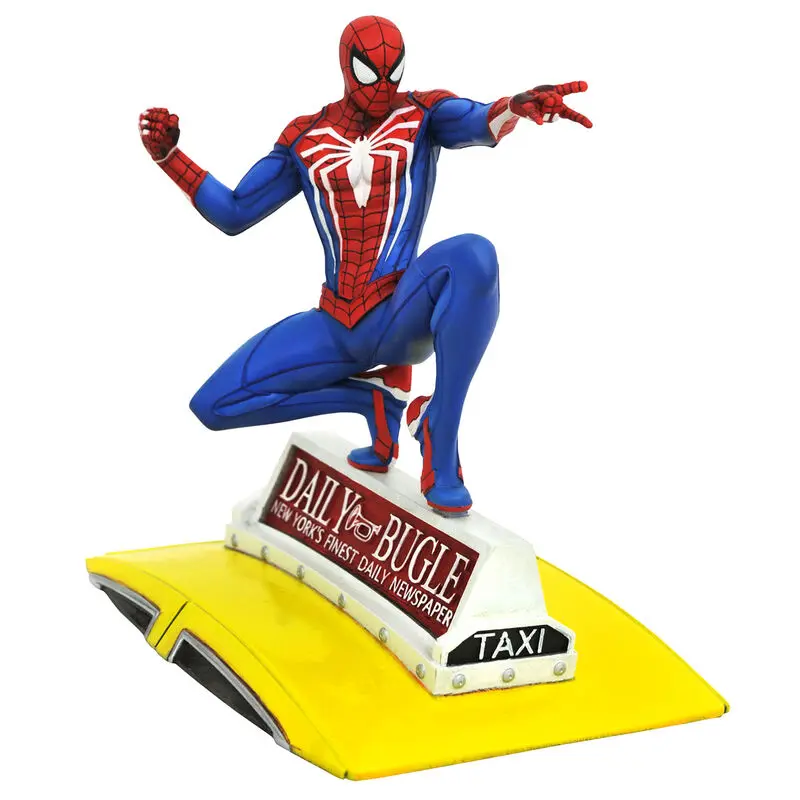 Spider-Man 2018 Marvel Video Game Gallery PVC Kip Spider-Man na Taxiju 23 cm fotografija proizvoda