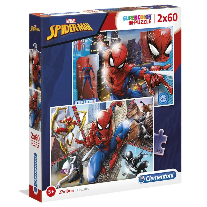 Marvel Spiderman puzzle 2x60 komada fotografija proizvoda