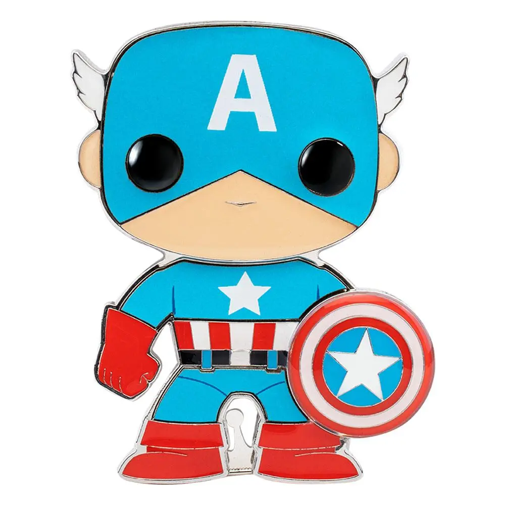 Marvel POP! Emajlirani Pin Captain America 10 cm fotografija proizvoda